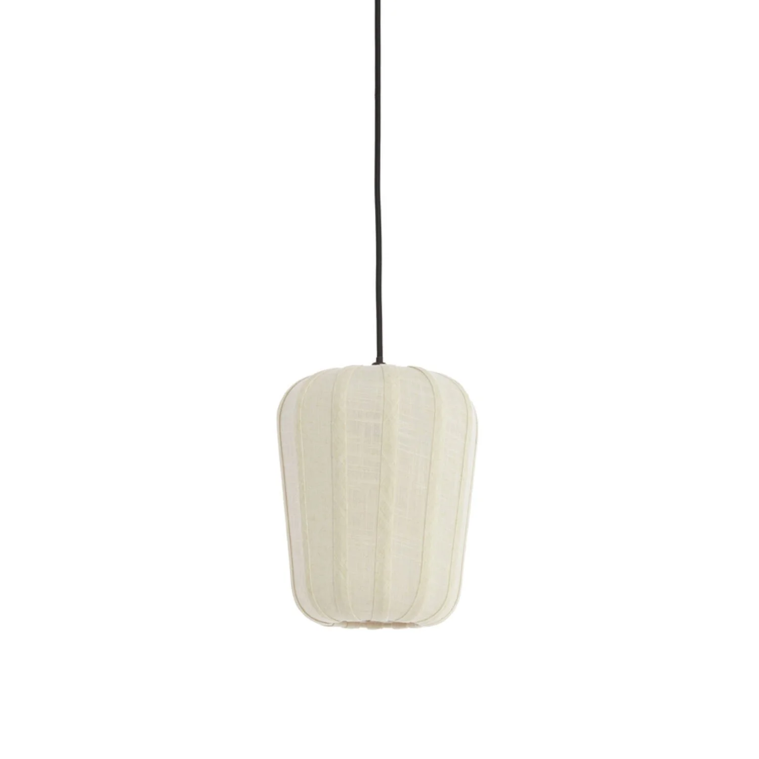 Pendant Light Ø20x25 cm BIBURY Wood & White Small