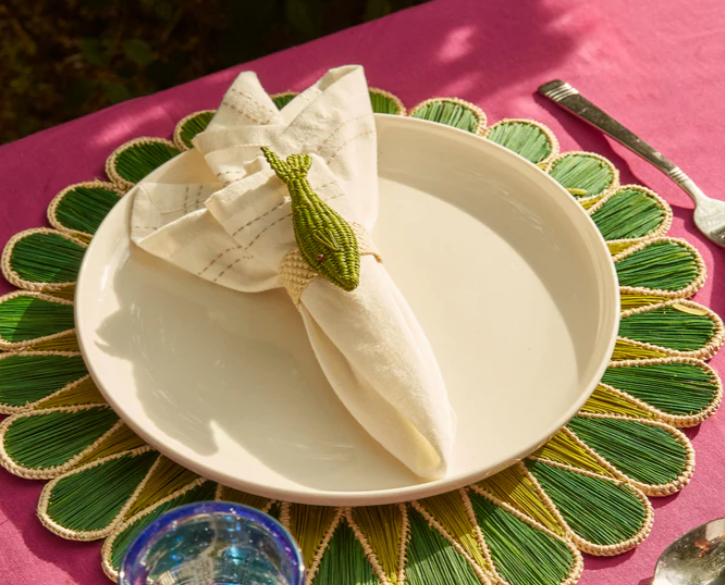 Cora Cora Green Sardine Napkin Ring