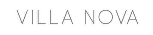 Text reading 'VILLA NOVA' in gray font on a white background.