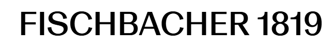 Text reading 'FISCHBACHER 1819' in bold, black font on a white background.