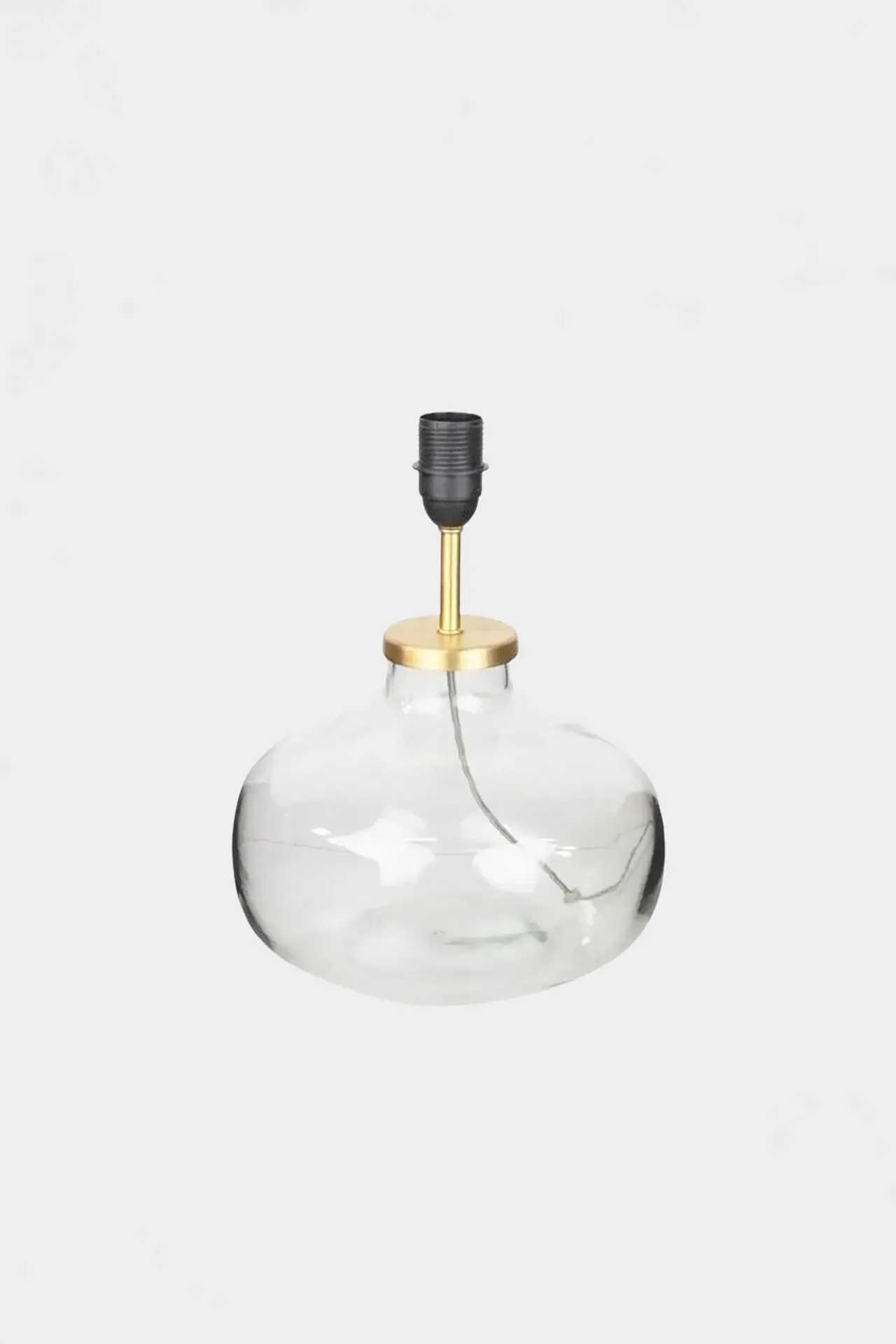 Short Glass lamp base