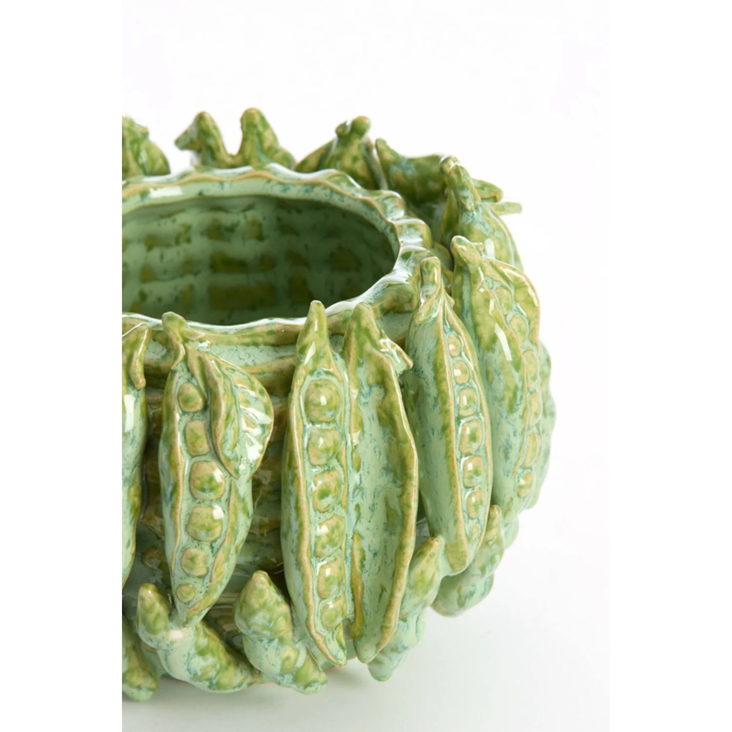 Pea Pot in Mint Green