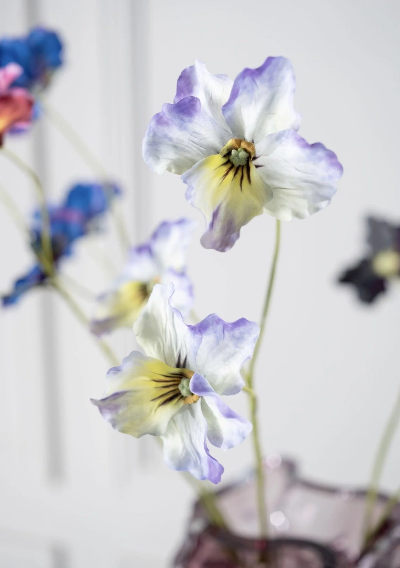 Pansy Spray Lavender & Cream
