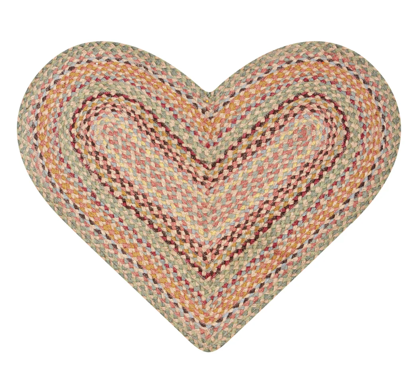 Pampas Heart Jute Rug