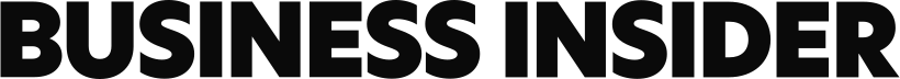 Black background with the words 'BUSINESS INSIDER' in bold, uppercase, dark gray font.