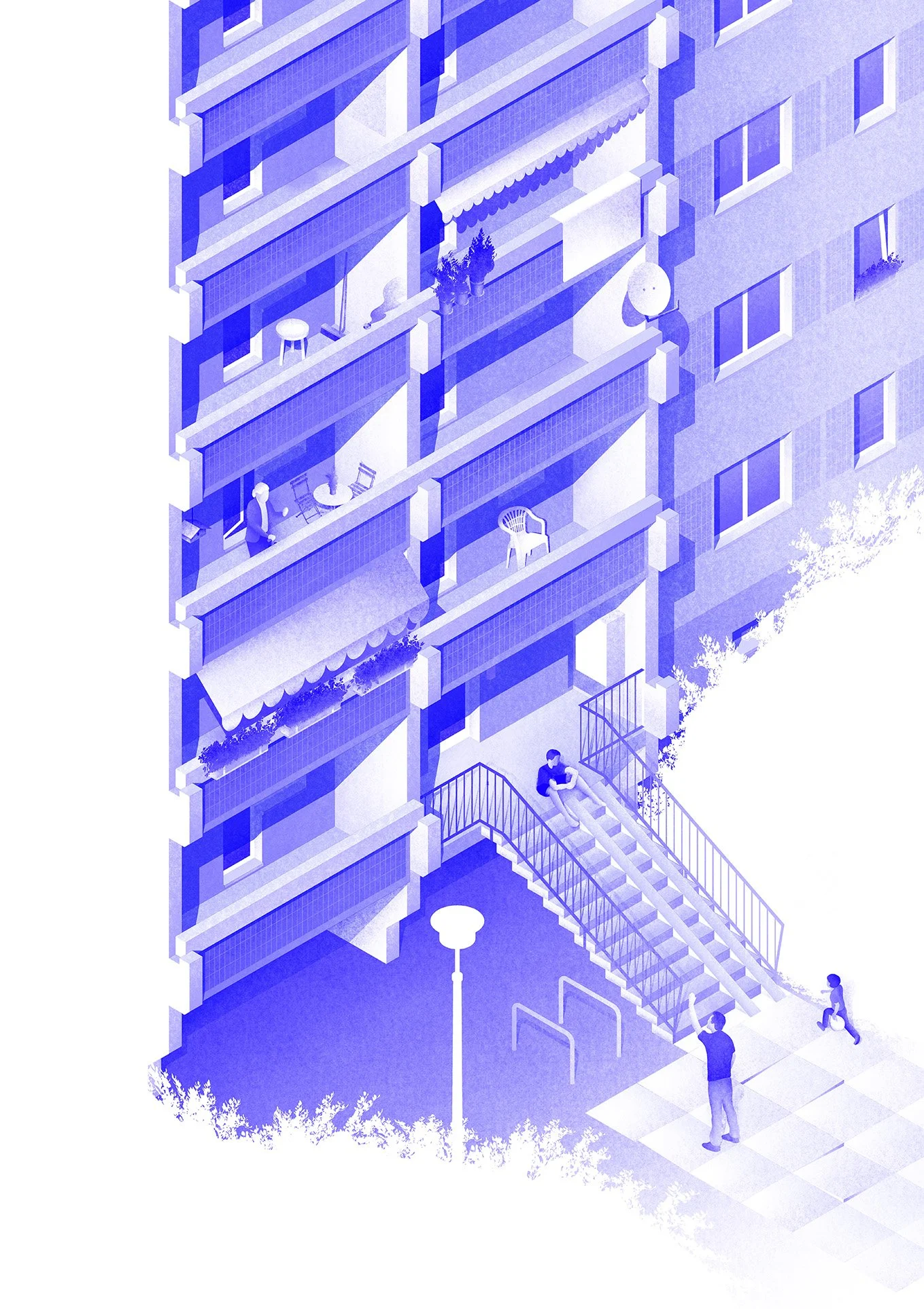 Leipzig Grünau Plattenbau Platte