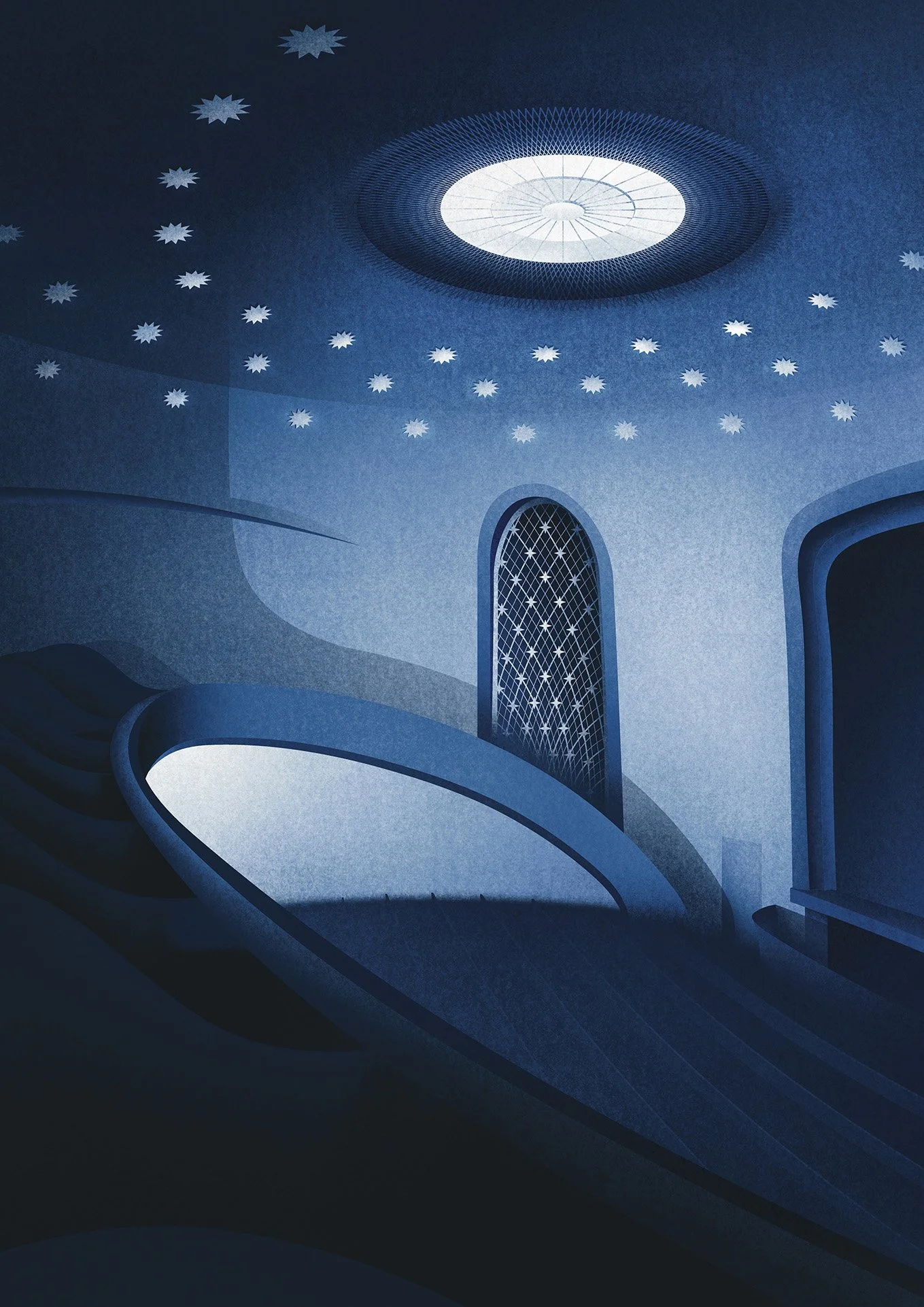 Felix Matschke Illustration Architektur Baukultur Denkmalpflege Expressionismus Kino Deli Lichtspiele Breslau Wroclaw Hans Poelzig