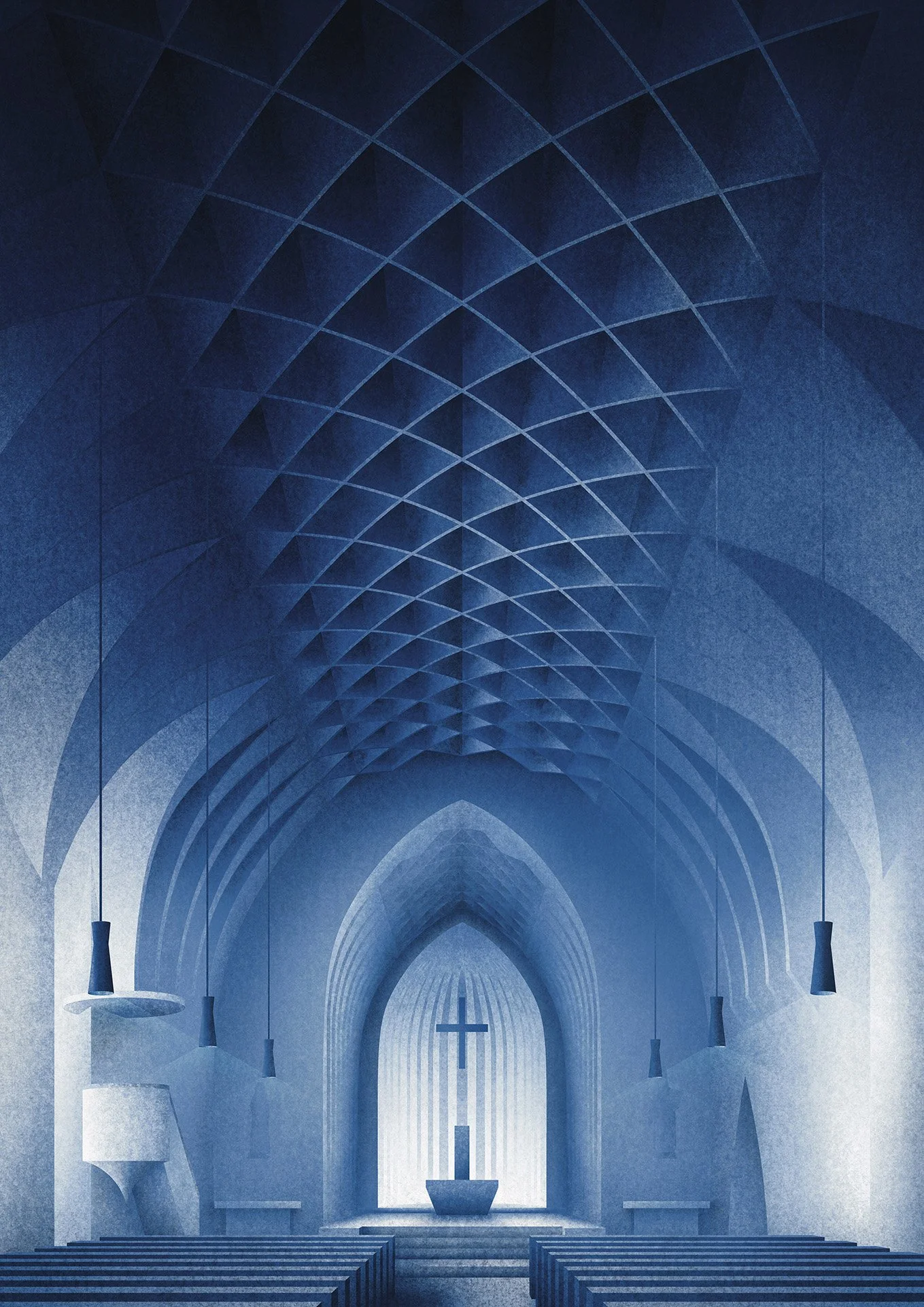 Felix Matschke Illustration Architektur Baukultur Denkmalpflege Expressionismus Kirche Kino moderneregional