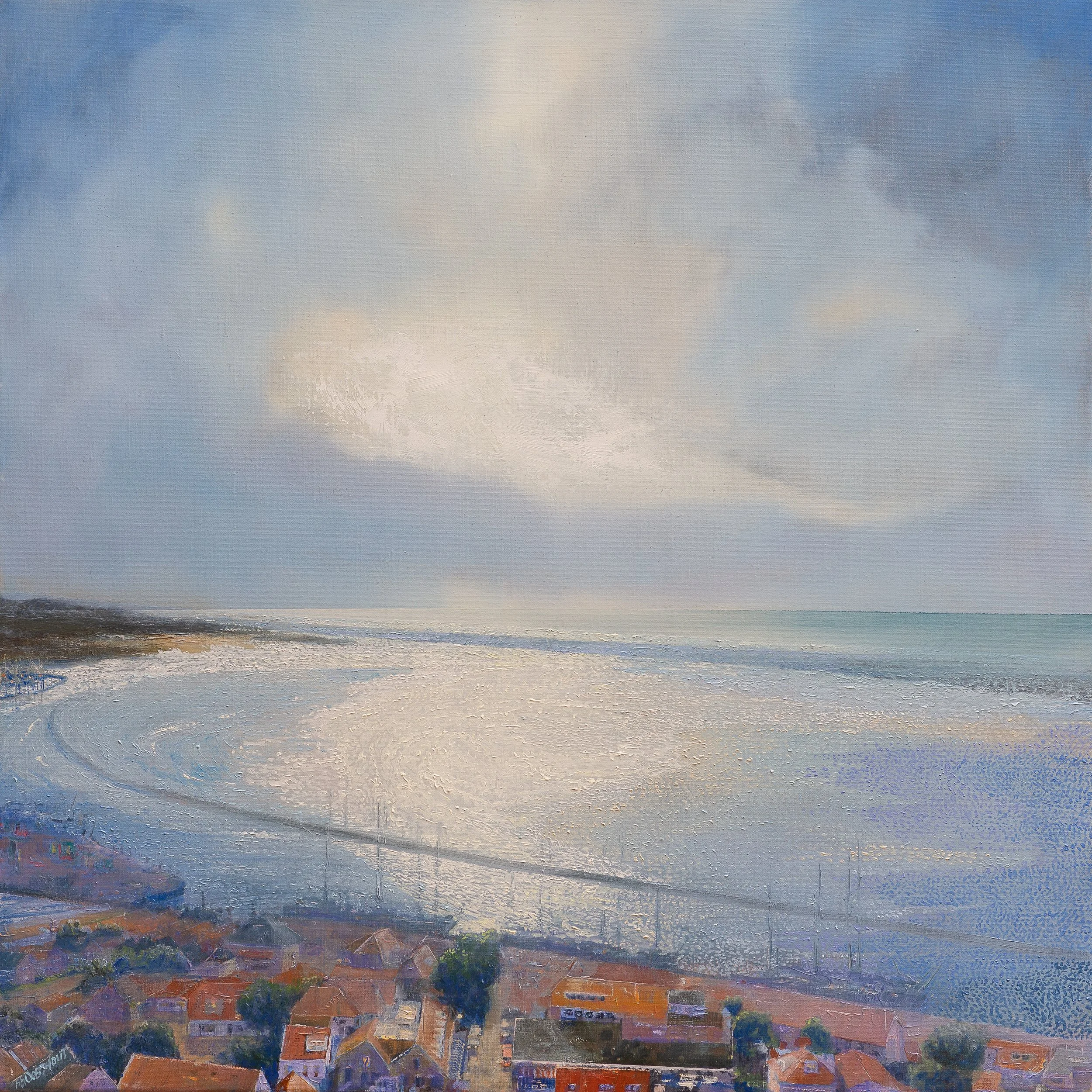 Uitzicht vanaf de Brandaris, Terschelling -

olie op linnen, 80 x 80 cm
