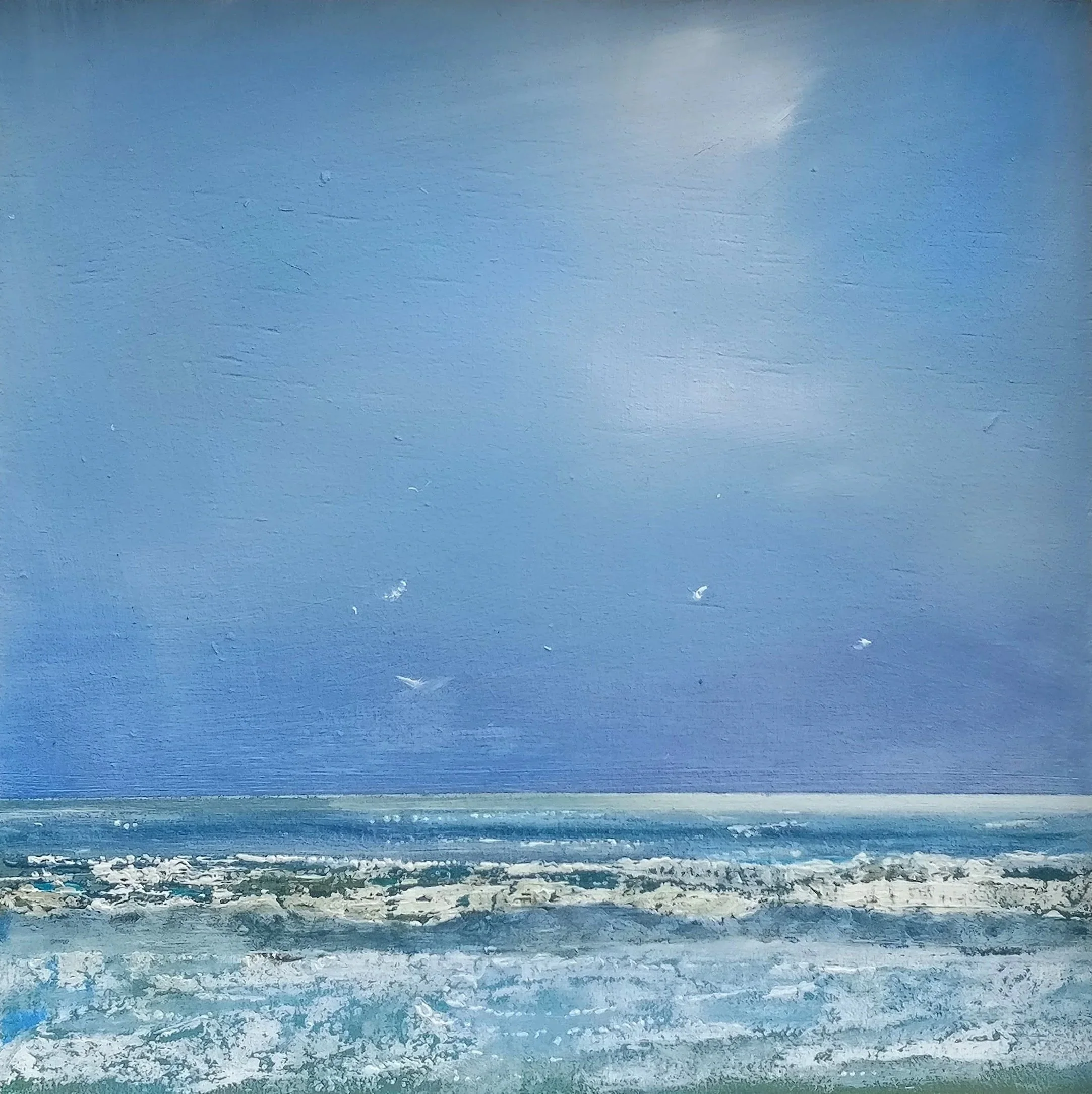 The Atlantic rolls in at Île de Ré
oil on linen, 20 x 20 cms