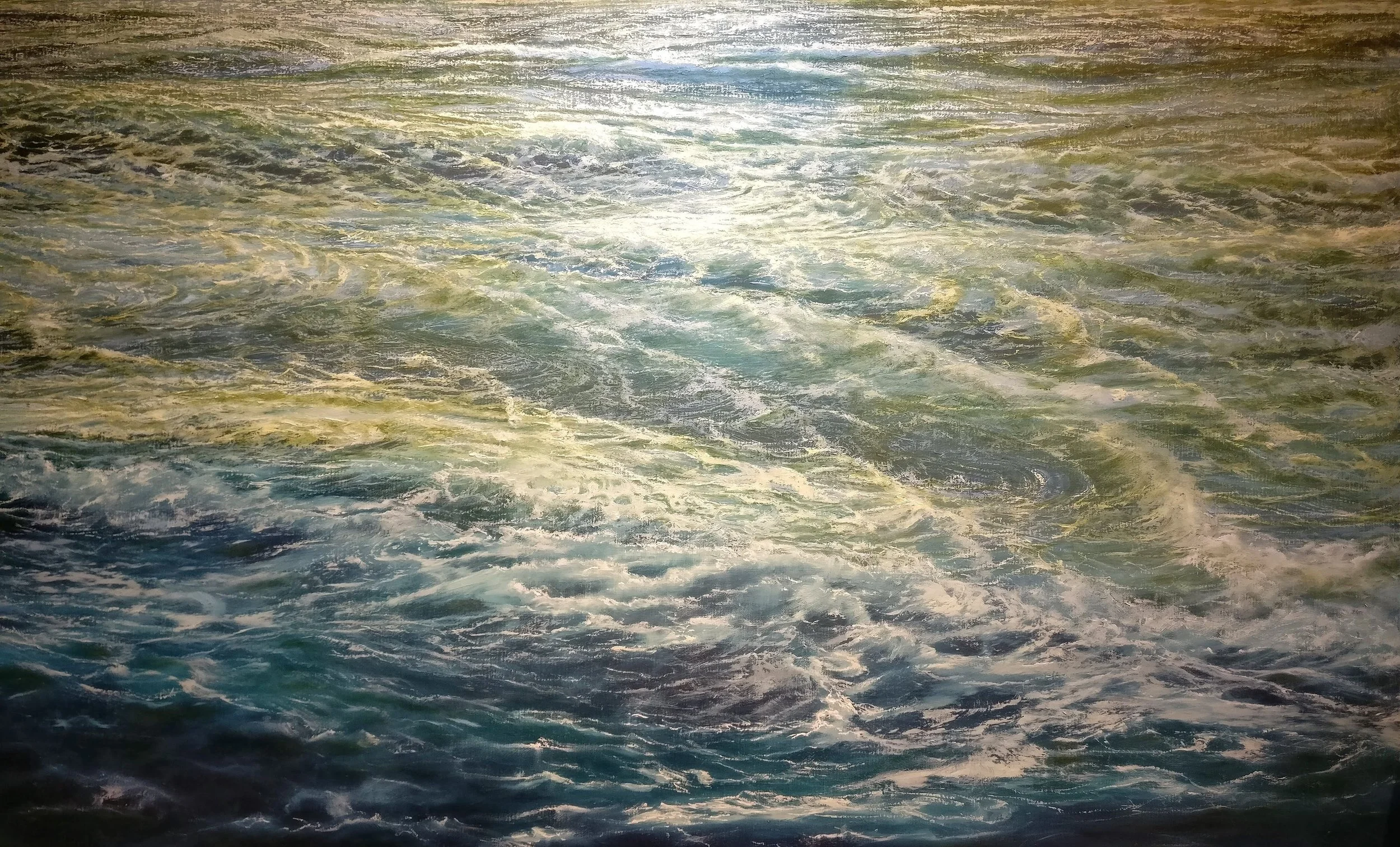 Images of Broken Light - 

Oil on linen, 160 x 90 cm