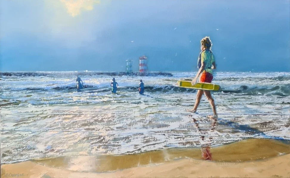 Strandwacht op het Scheveningse strand (in opdracht)
 