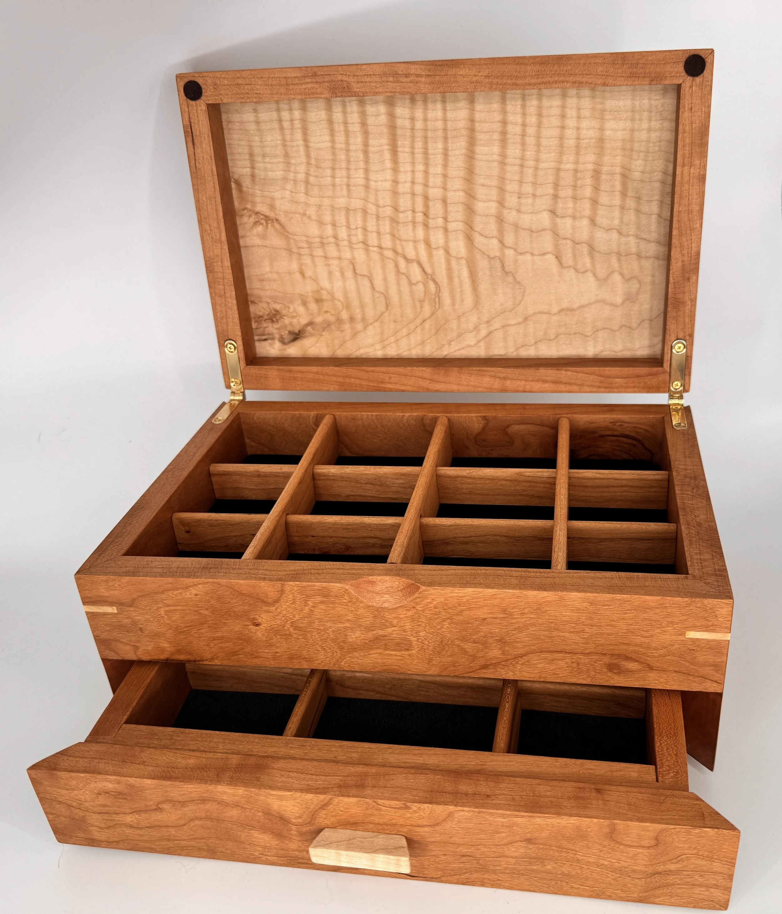 Cherry and Maple Jewelry Box
