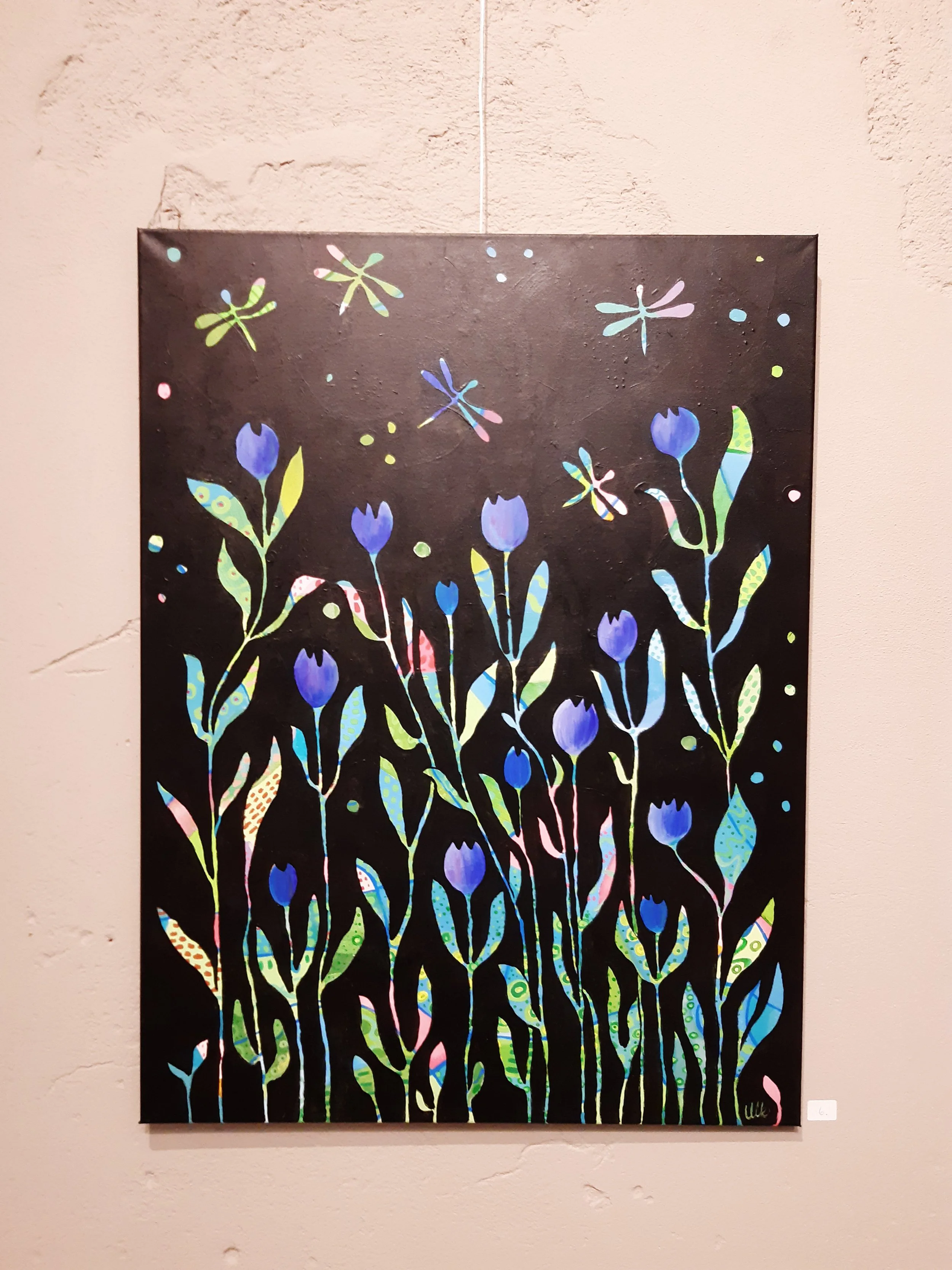 "Tulppaanit", 80x60 cm, akryyli