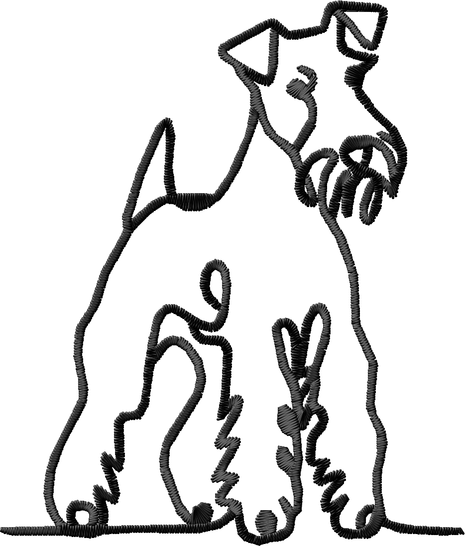 terrier standing