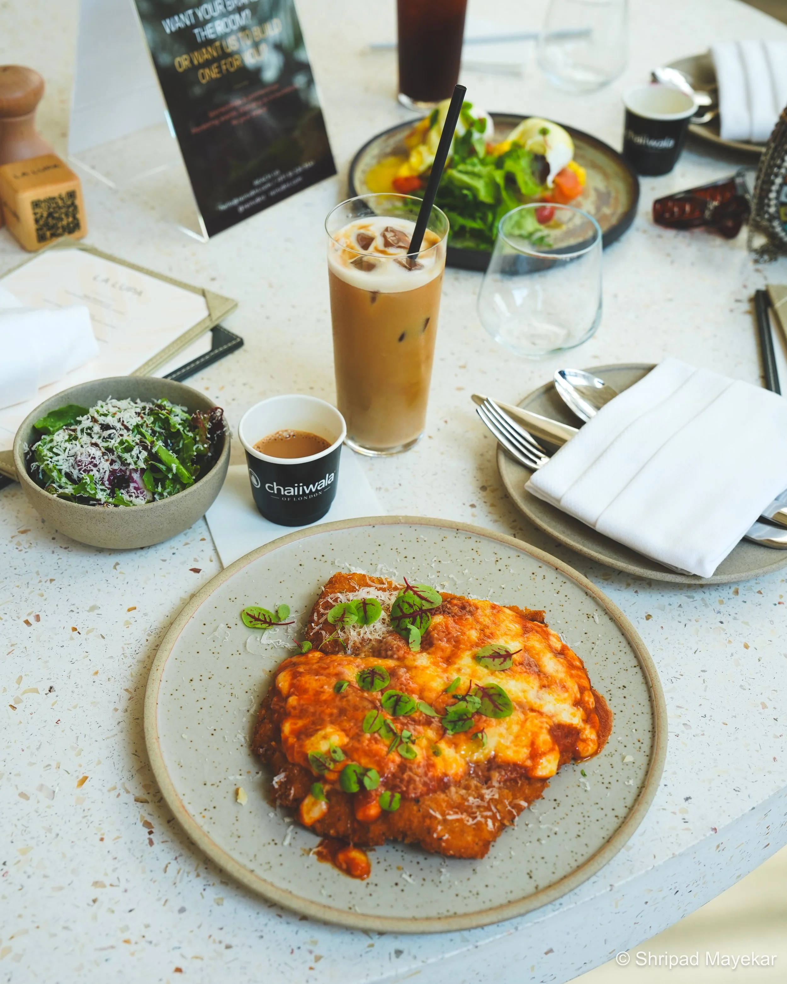Brunch served to guests at SHE Builds, a REINV8NT women's event in Dubai.