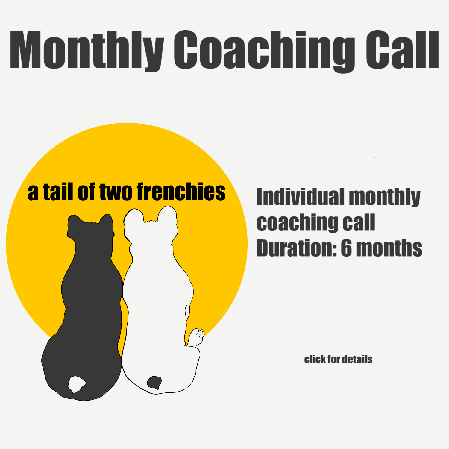 Monthly Coaching Call (6 months)
