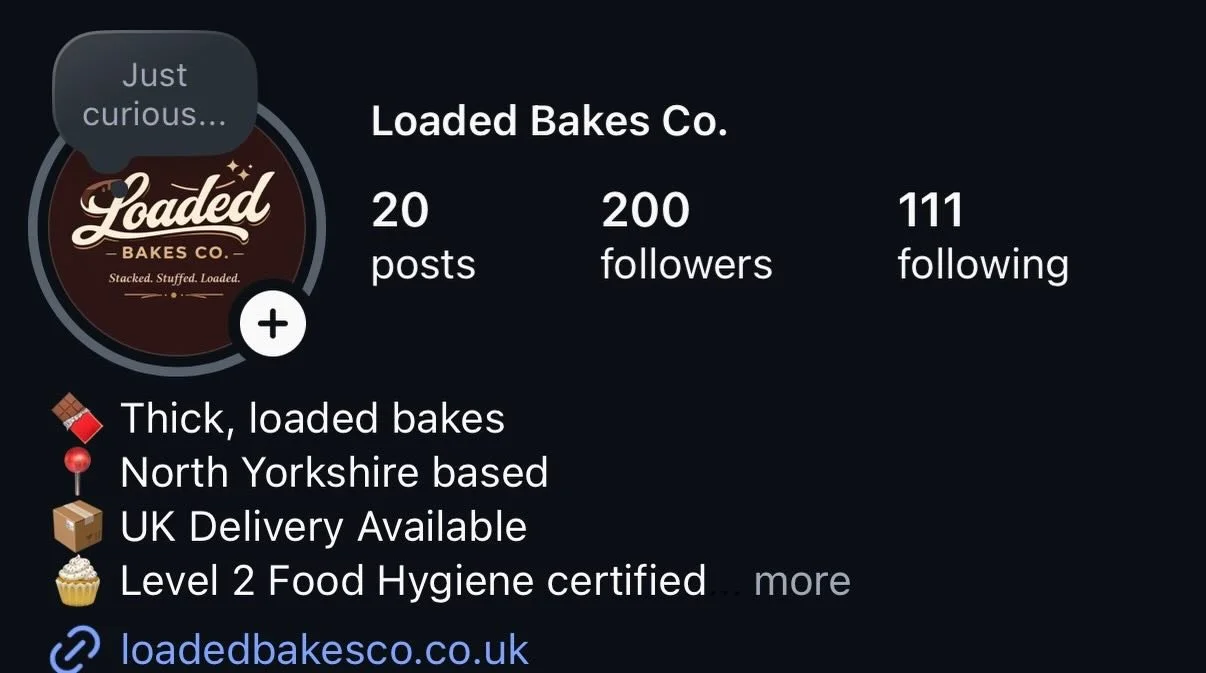 WE HIT 200! 🥳✨

I am so incredibly grateful to every single one of you who has followed along, liked a post, or supported this journey so far. To celebrate our constant growth here at Loaded Bakes Co, I want to give something back to you (and a frie