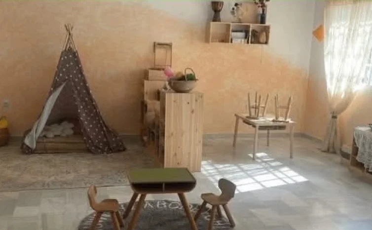 A holistic Montessori class room.