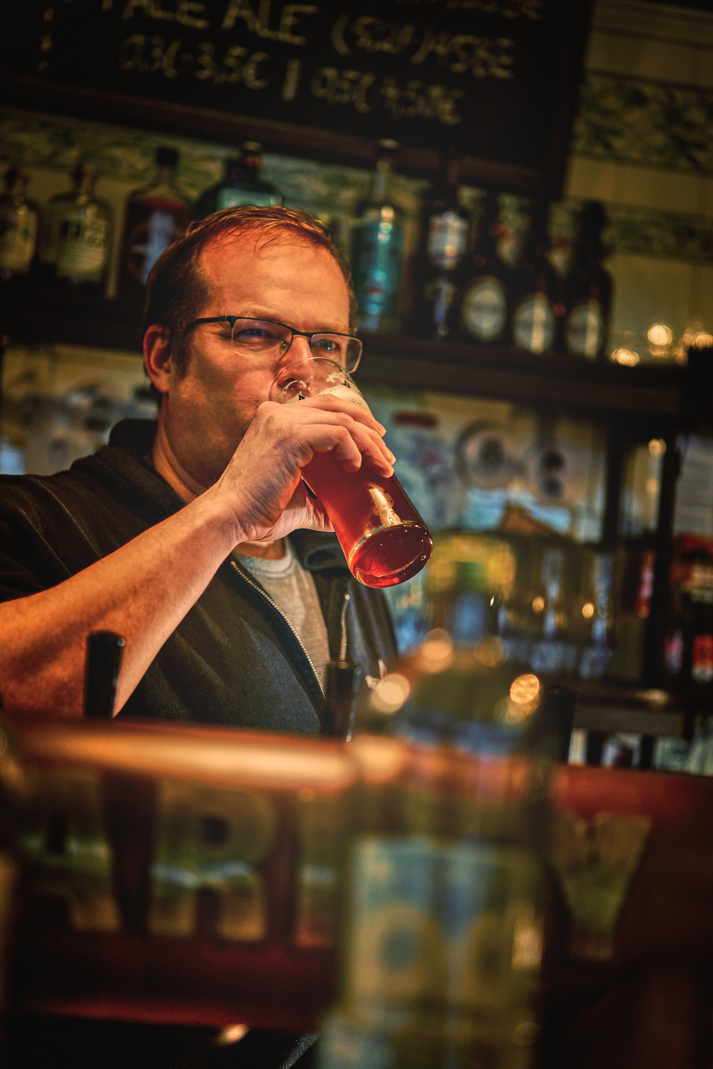 Philipp Brokamp Inhaber der Hausbrauerei -Hops & Barley