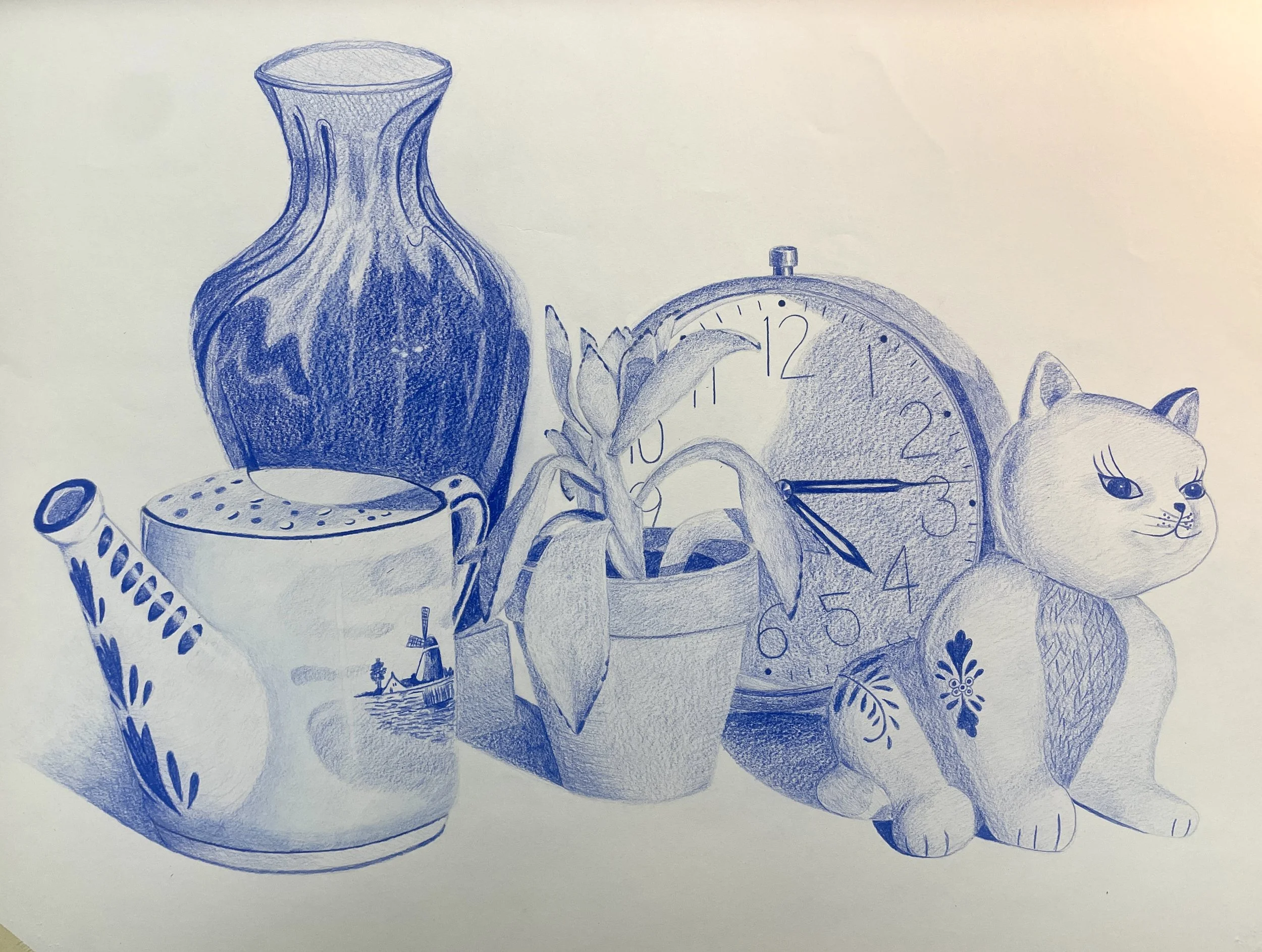 Delfts blauw, 2023
Pencil on paper
