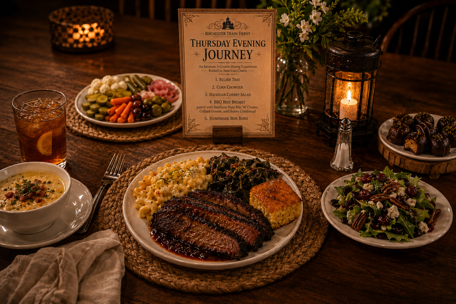 July Dinner at the Depot
