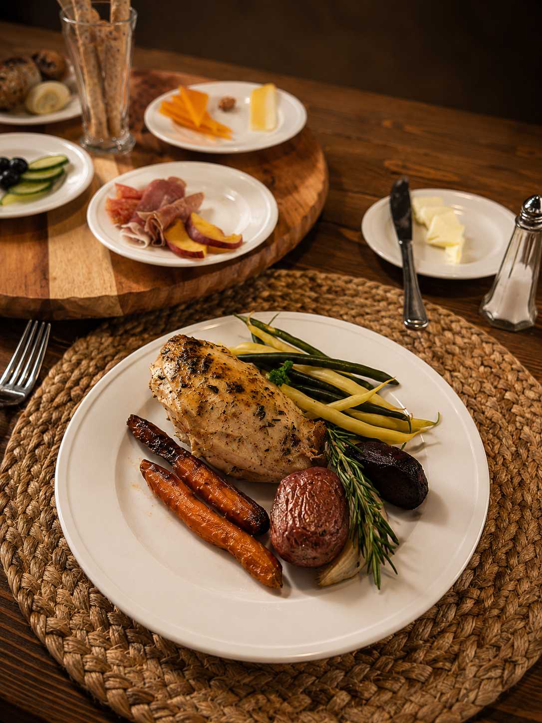 Roasted Chicken & Root Veggies