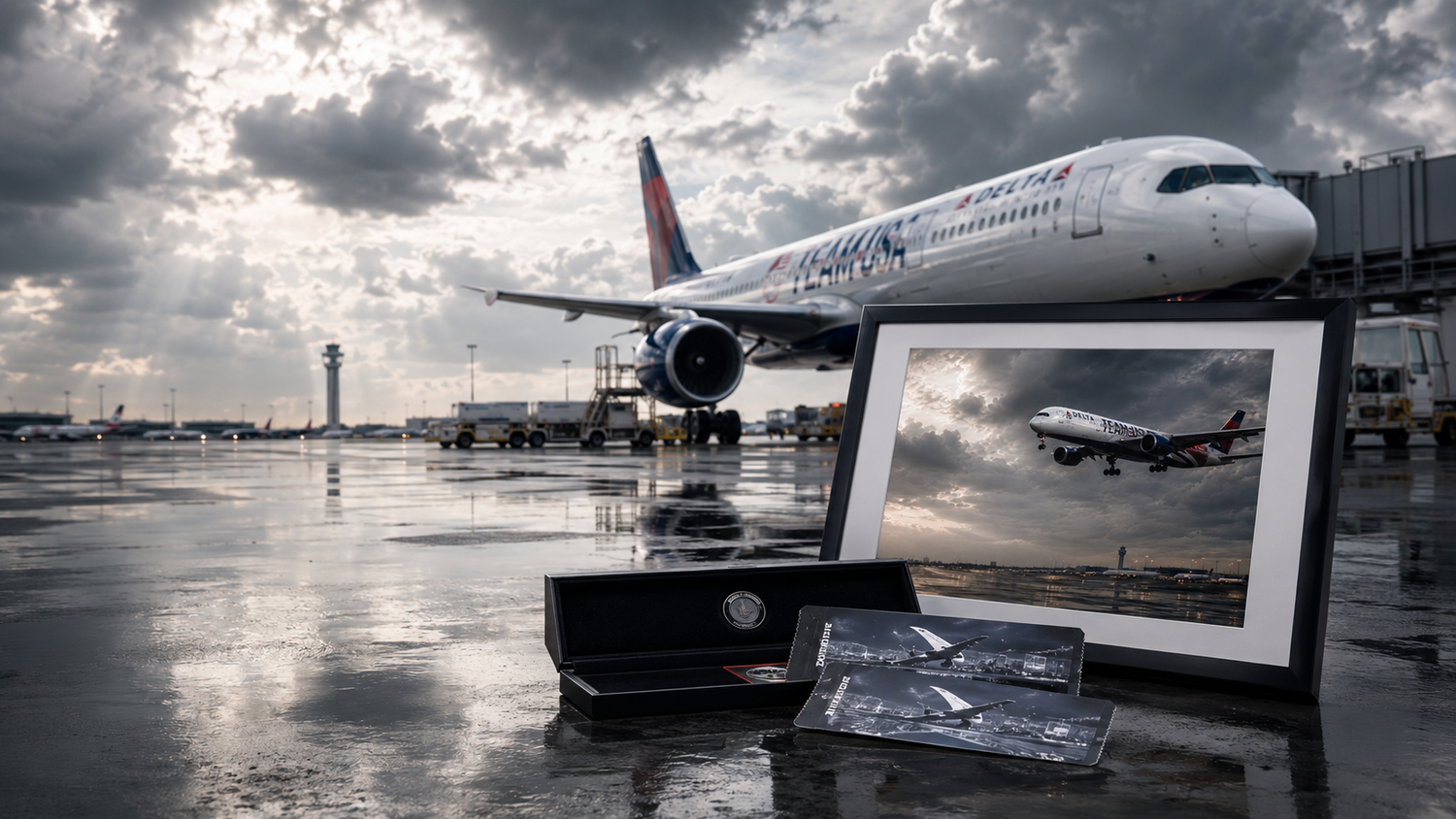 Certified aviation collector prints