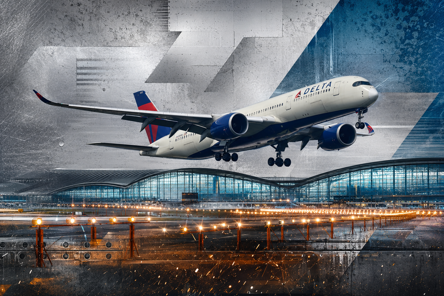 Featured aviation artwork displayed in the creative studio