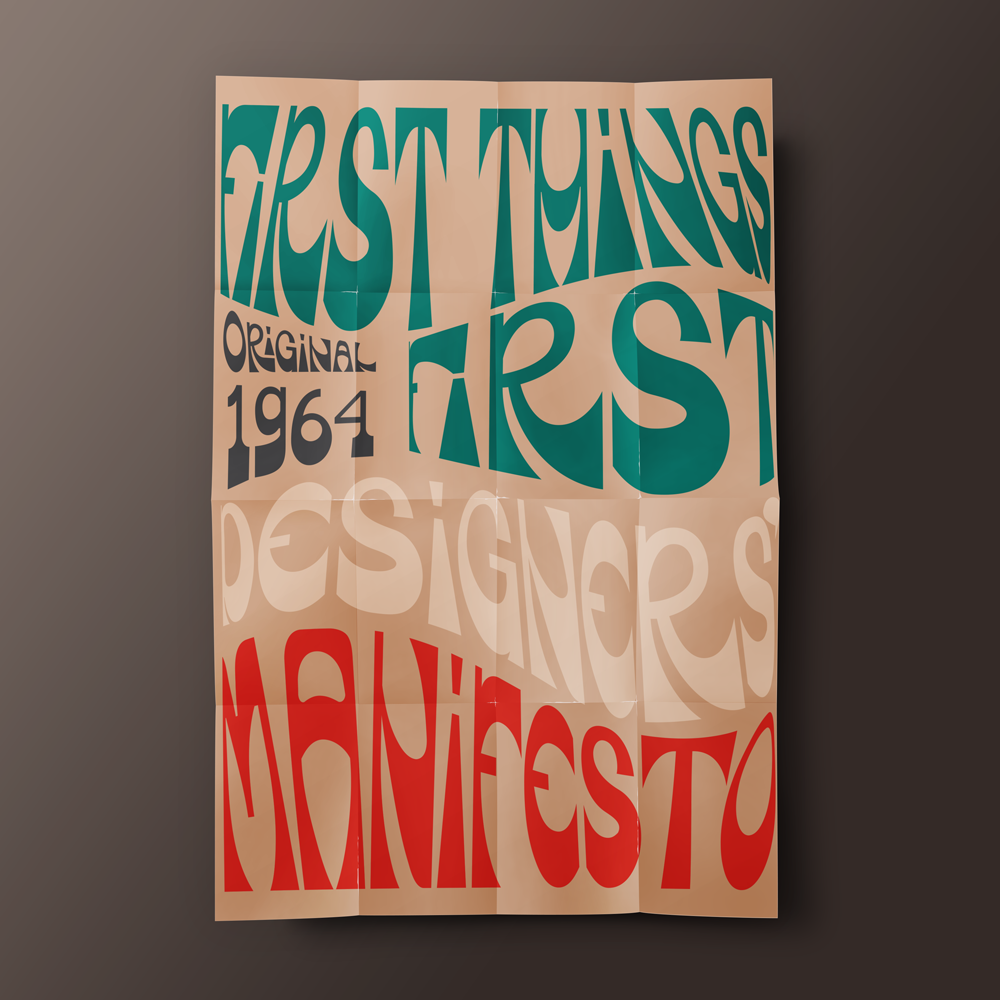 editorial design | poster system