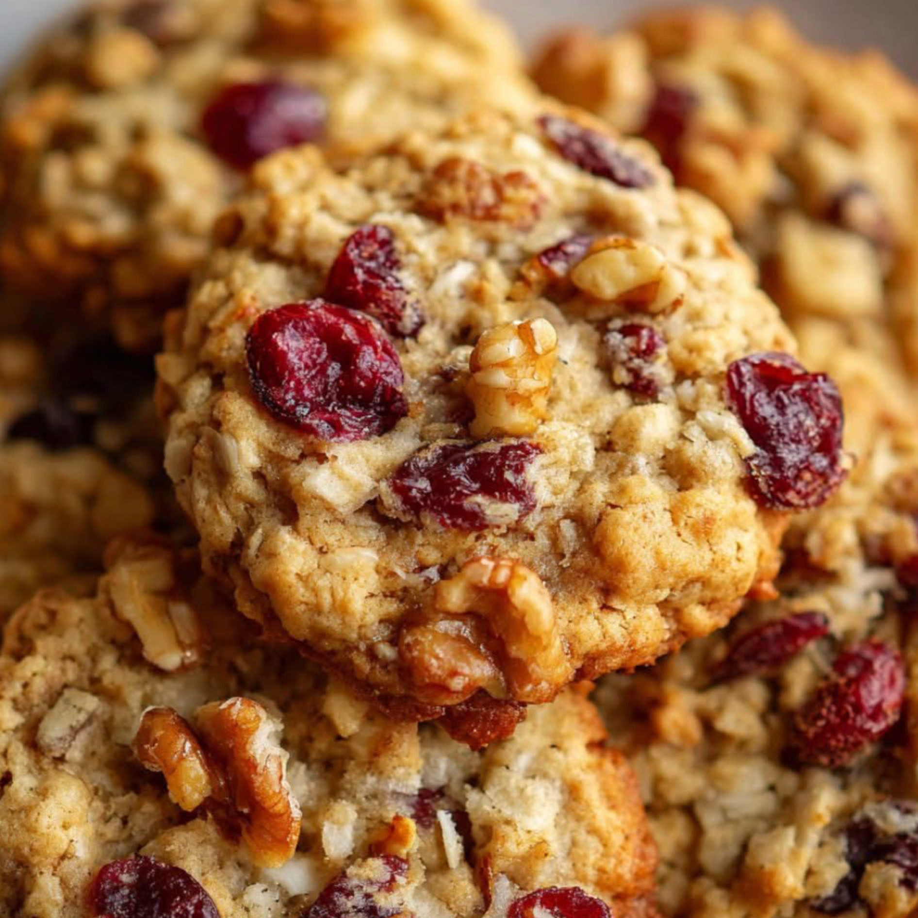 Oatmeal Cranberry Nut Cookies