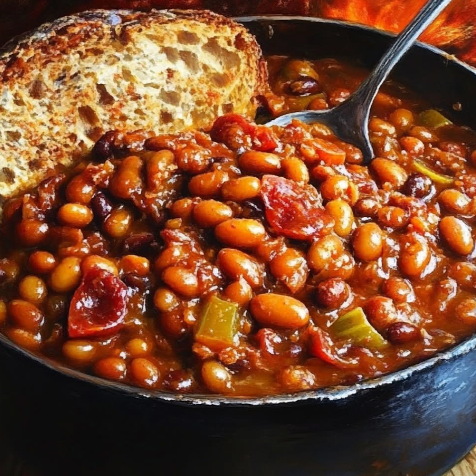 George’s Hearty Picnic Beans