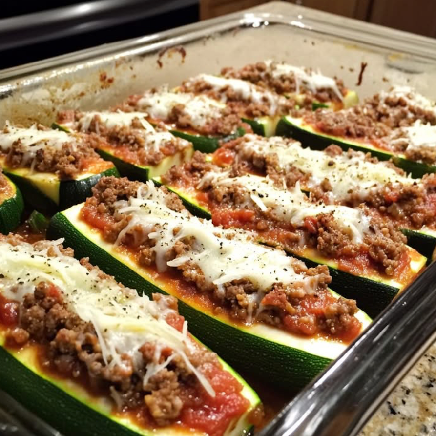 Stuffed Zucchini Boats