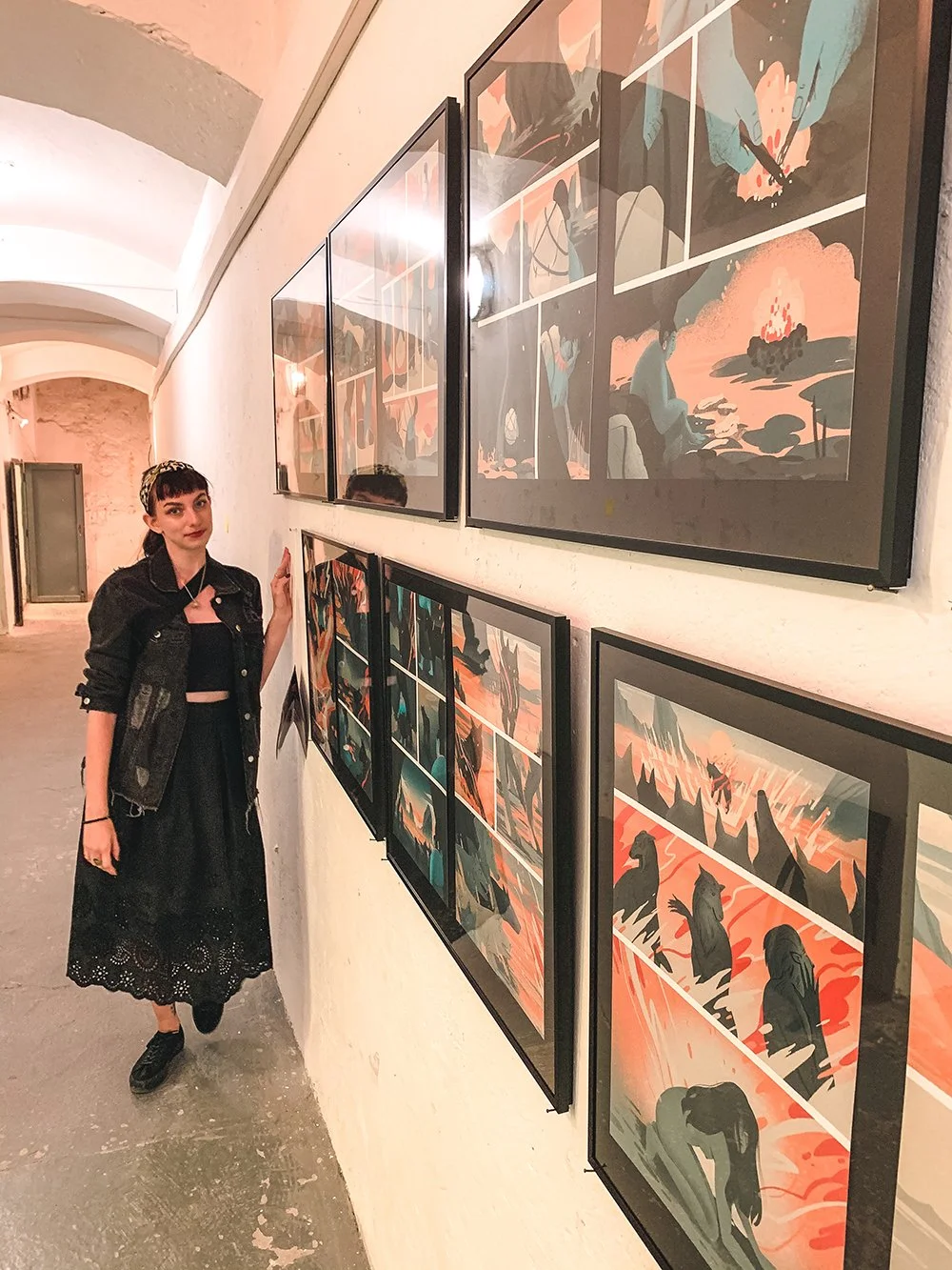 photo of an exhibition of la loba