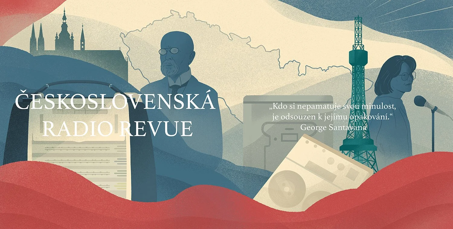 illustration of the czechoslovak revue