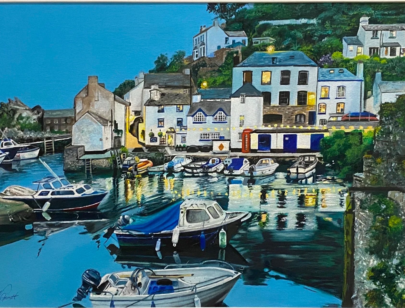 Evening Reflections, Polperro