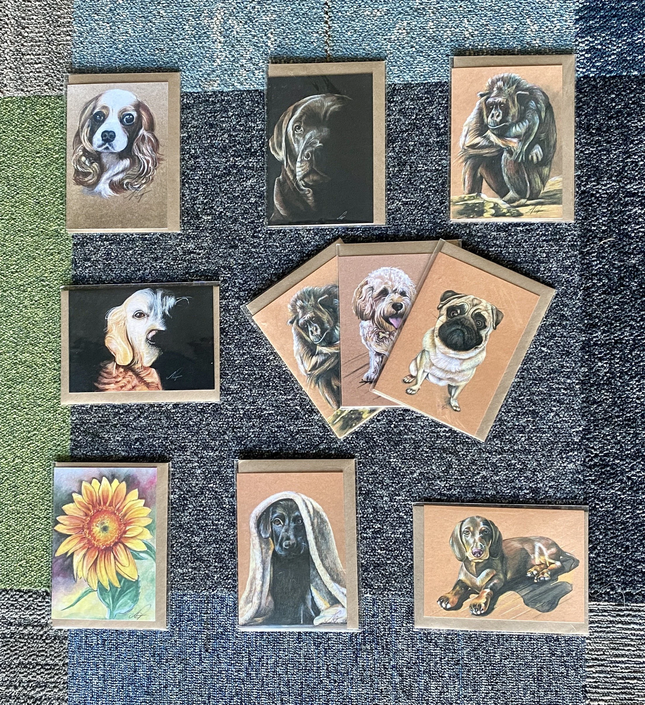 Hand Illustrated Cards