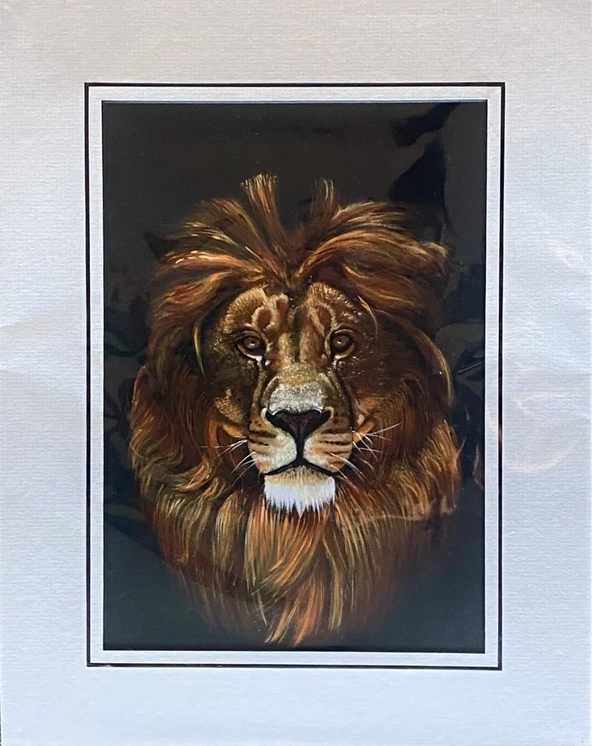 King - Fine Art Print with Border