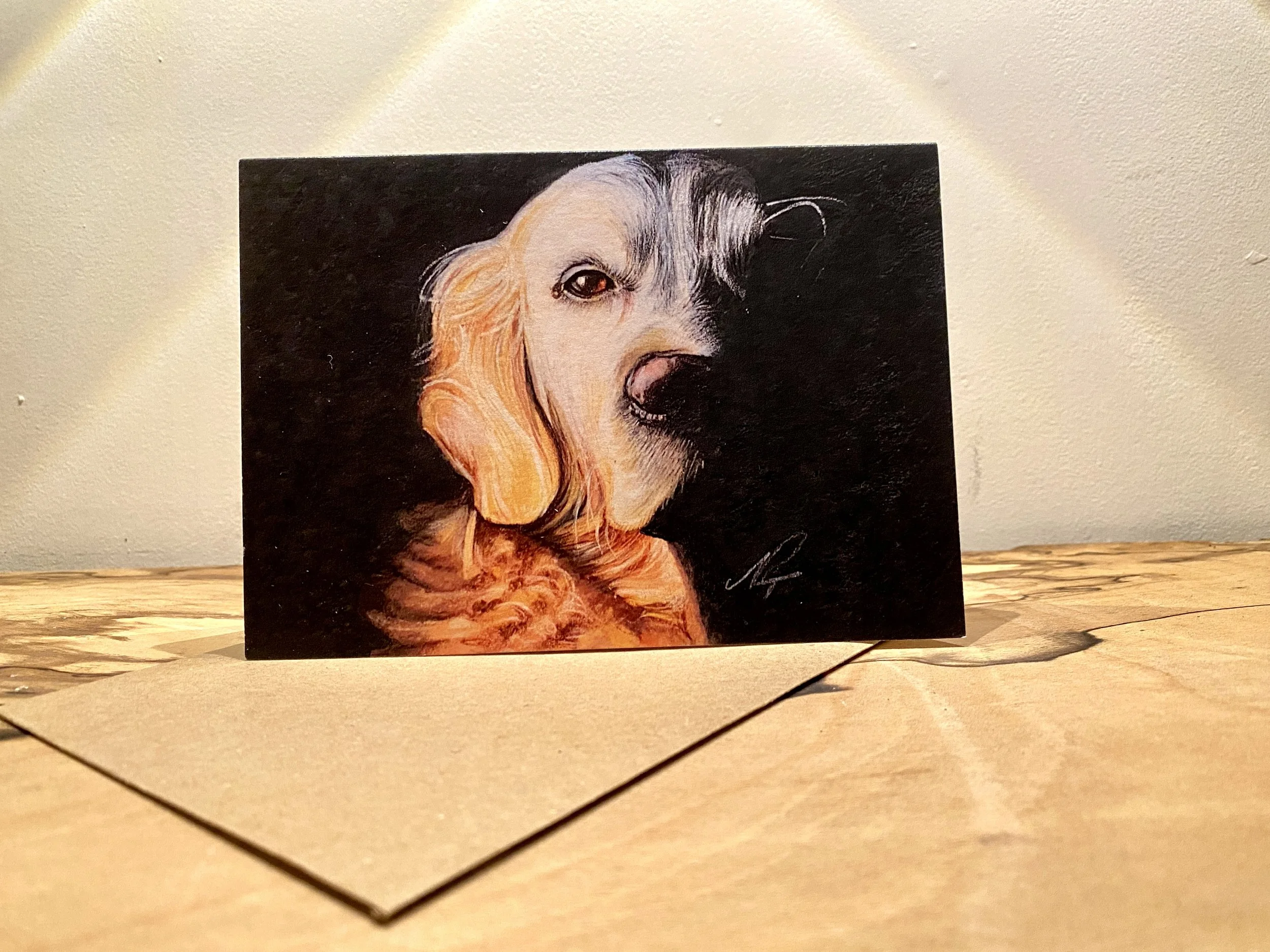 Oscar - Hand Illustrated Card