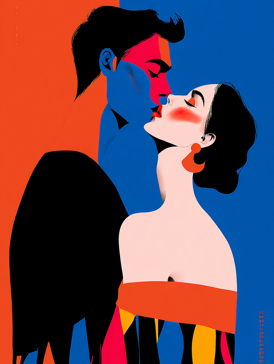 SKL Couple Kissing series Vol1  Art prints