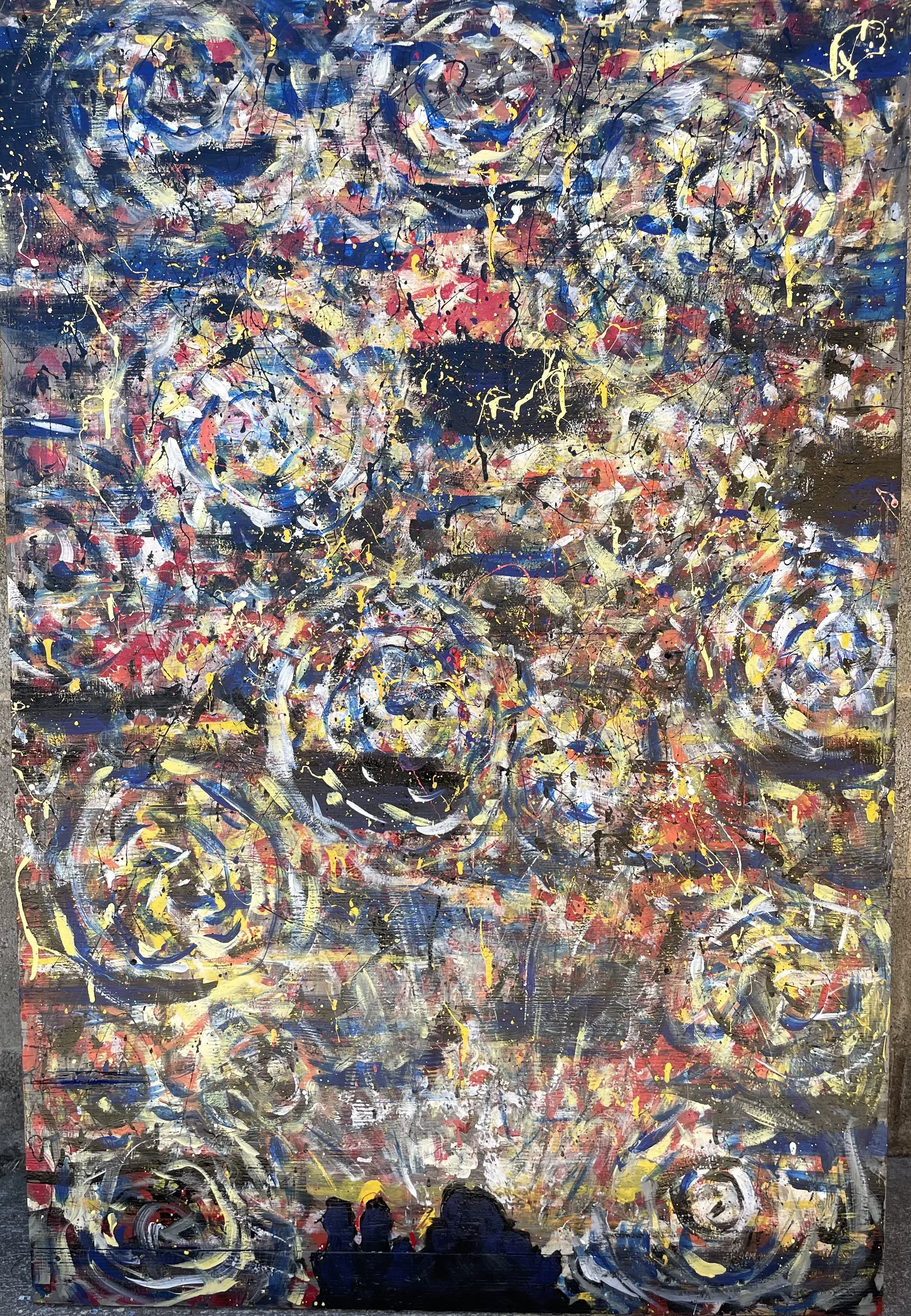 COLLECTED
pause the show
32" x 48" enamel on plywood