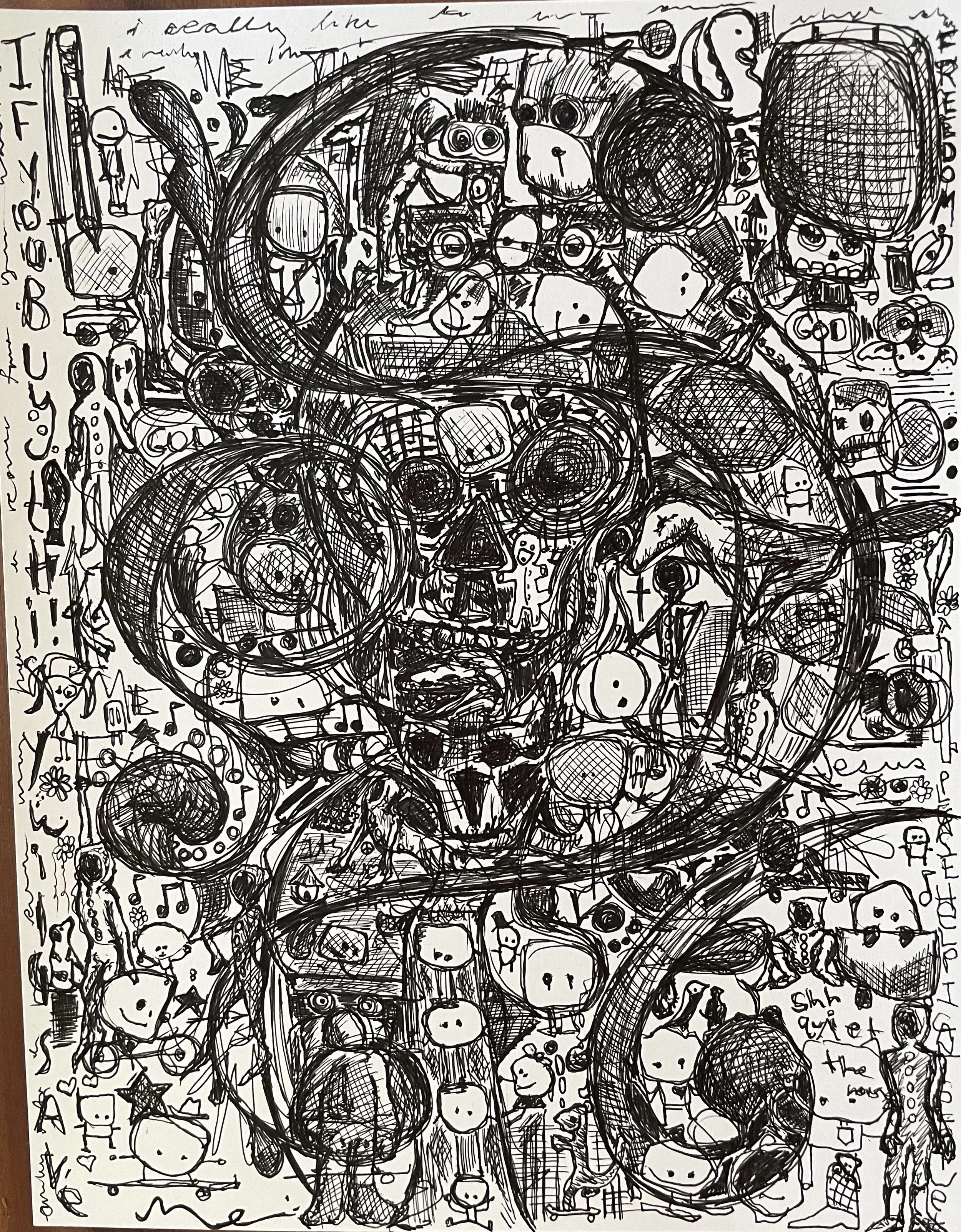 COLLECTED
Untitled
8.5 x 11 ink on cardstock