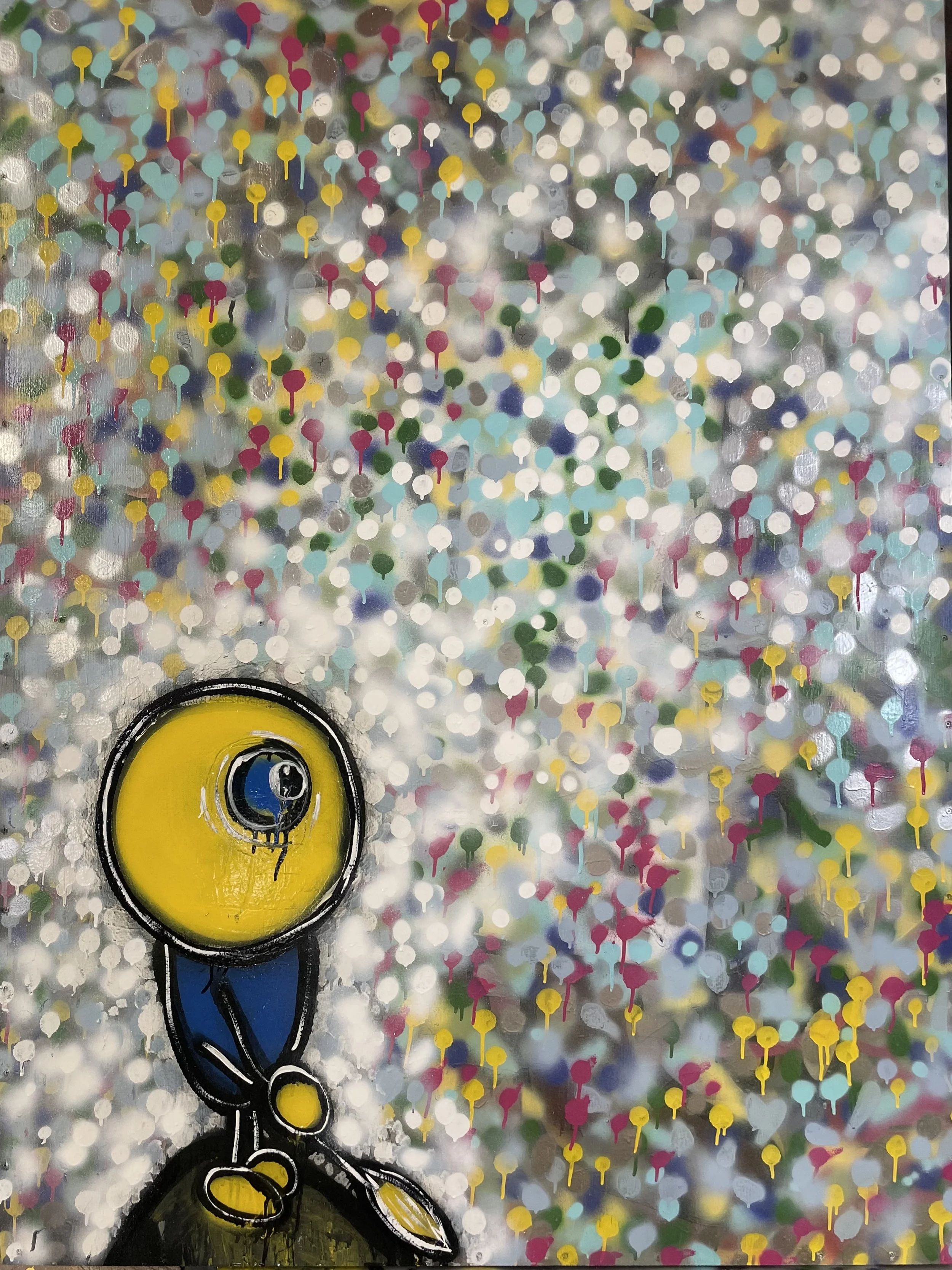 COLLECTED
overwhelming but awesome
64" x 48" paint on wood panel