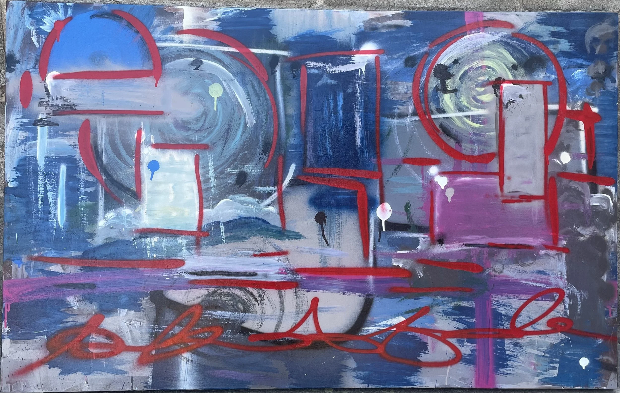 COLLECTED
night
30" x 48" paint on canvas