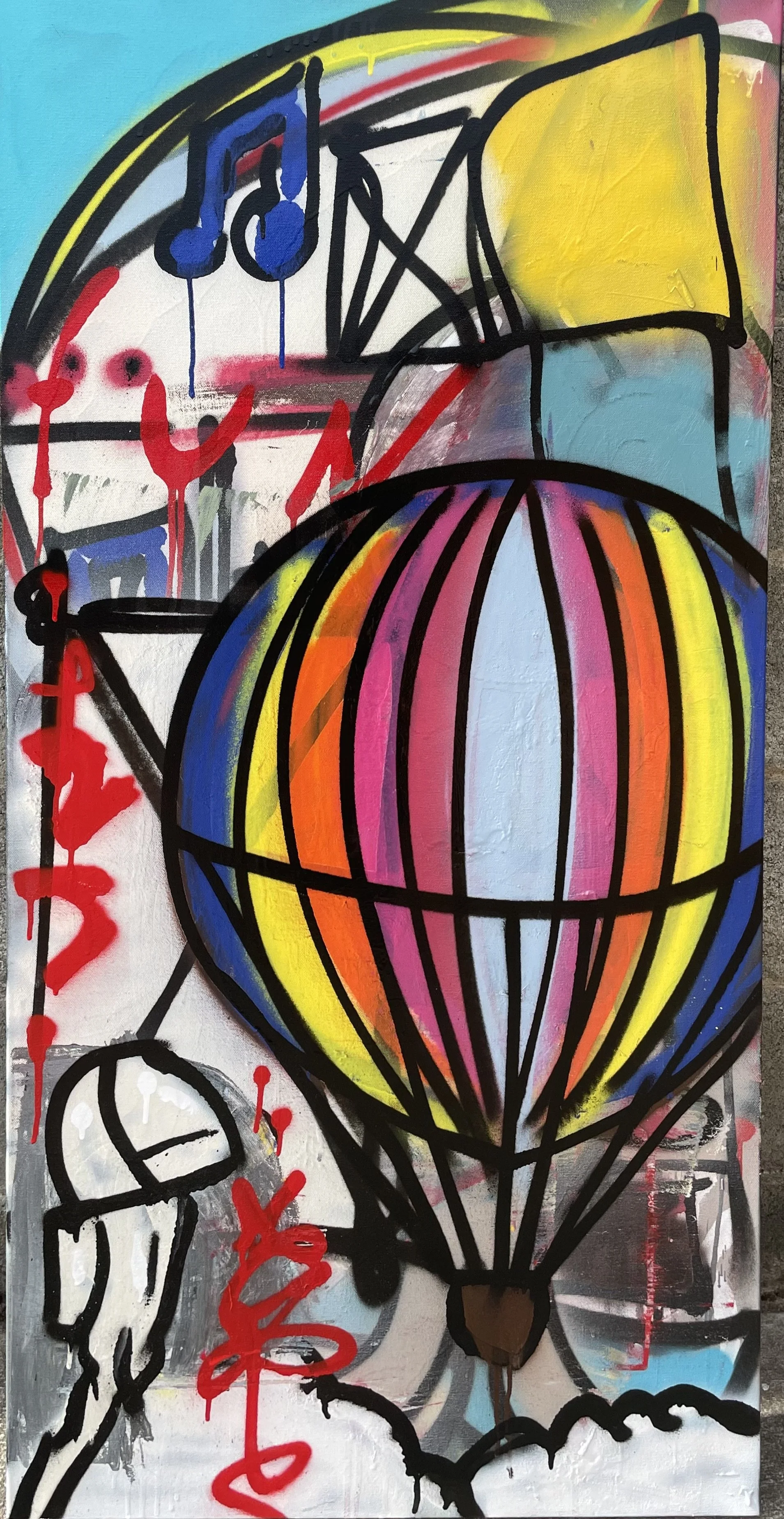 AVAILABLE
sent floating
24” x 48” painting on canvas
