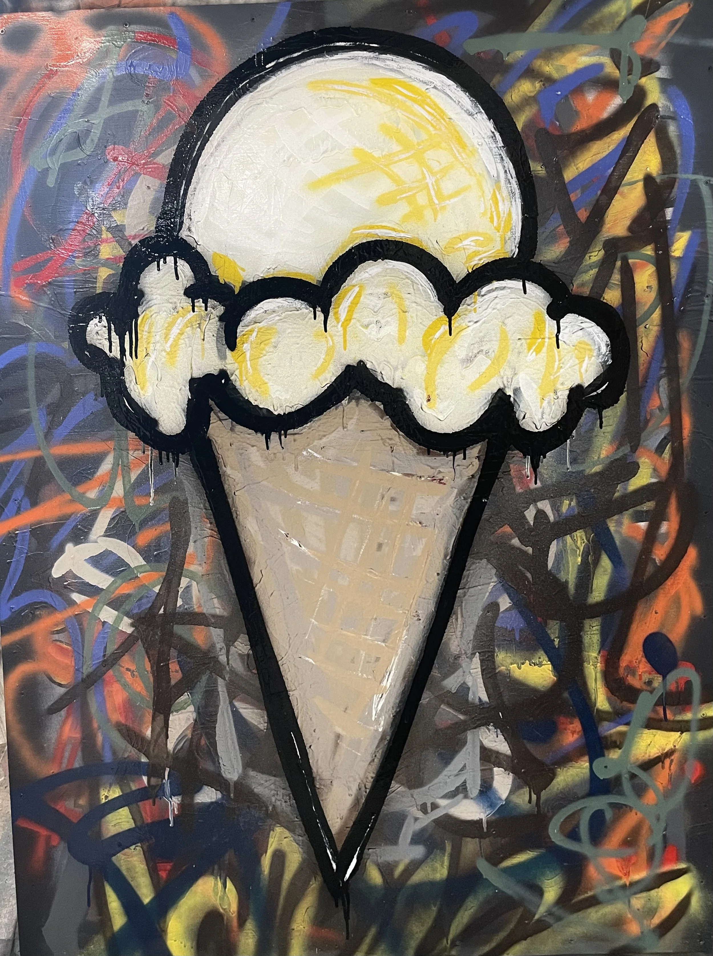 COLLECTED
vanilla
32" x 48" paint on wood panel