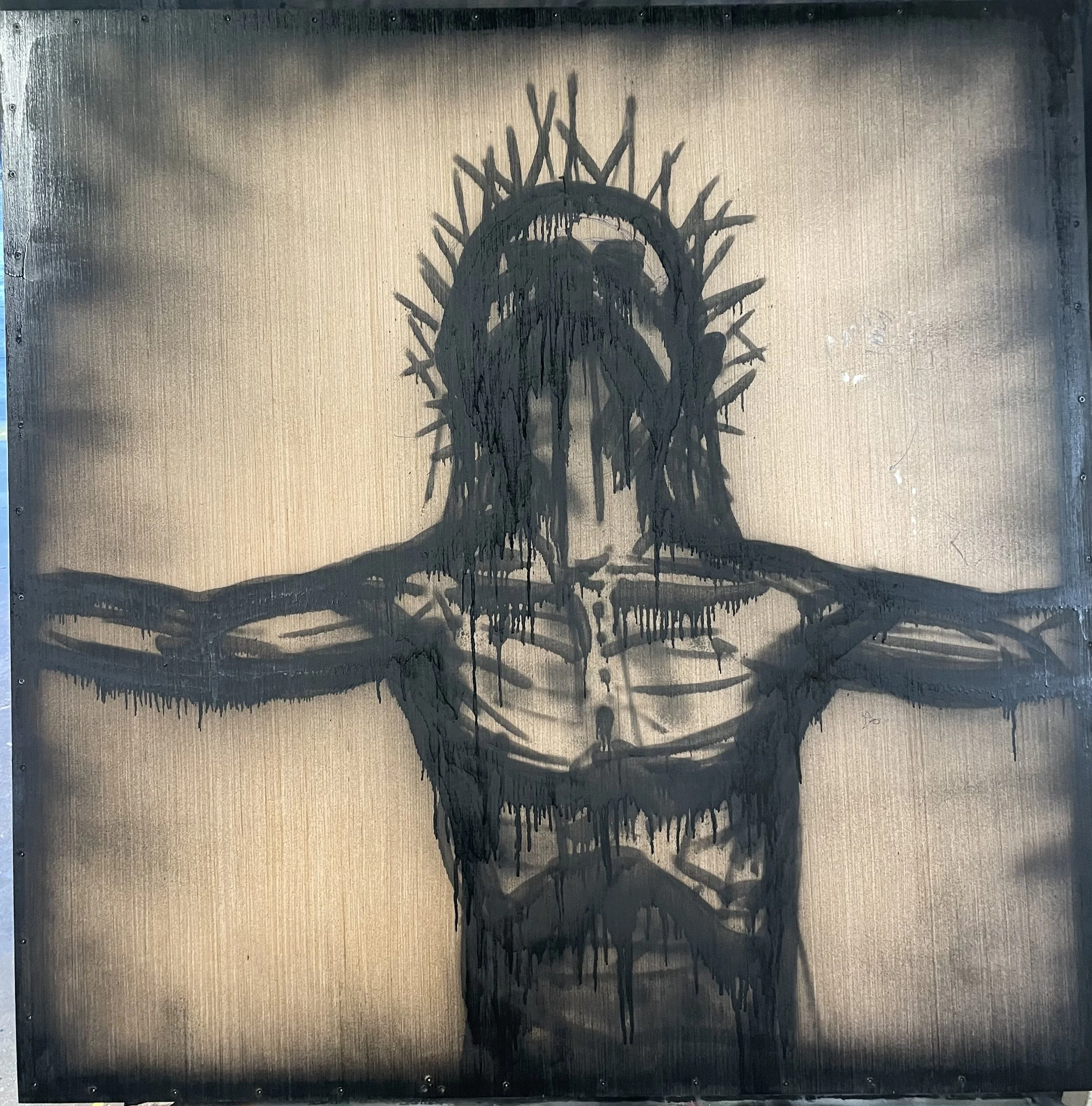 COLLECTED
Undeniable 
48" x 48" paint on wood panel… I spent a lot of my life running from this reality. Once I stopped running and turned to look and listen with an open heart and mind... well it became clear and undeniable.
