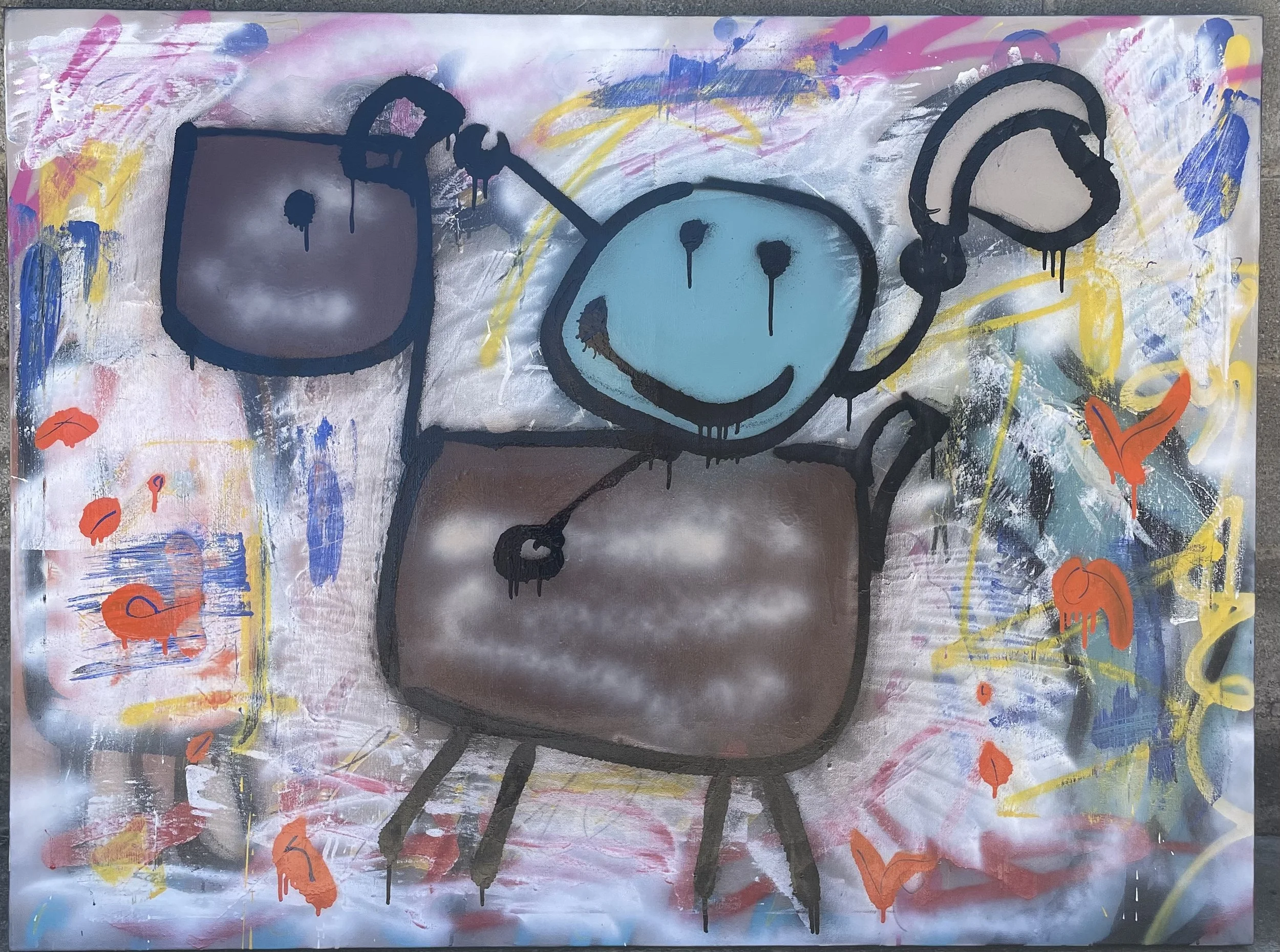 COLLECTED
ridin high
36” x 48” painting on canvas … a tribute to feeling good regardless of the mess we’re in!