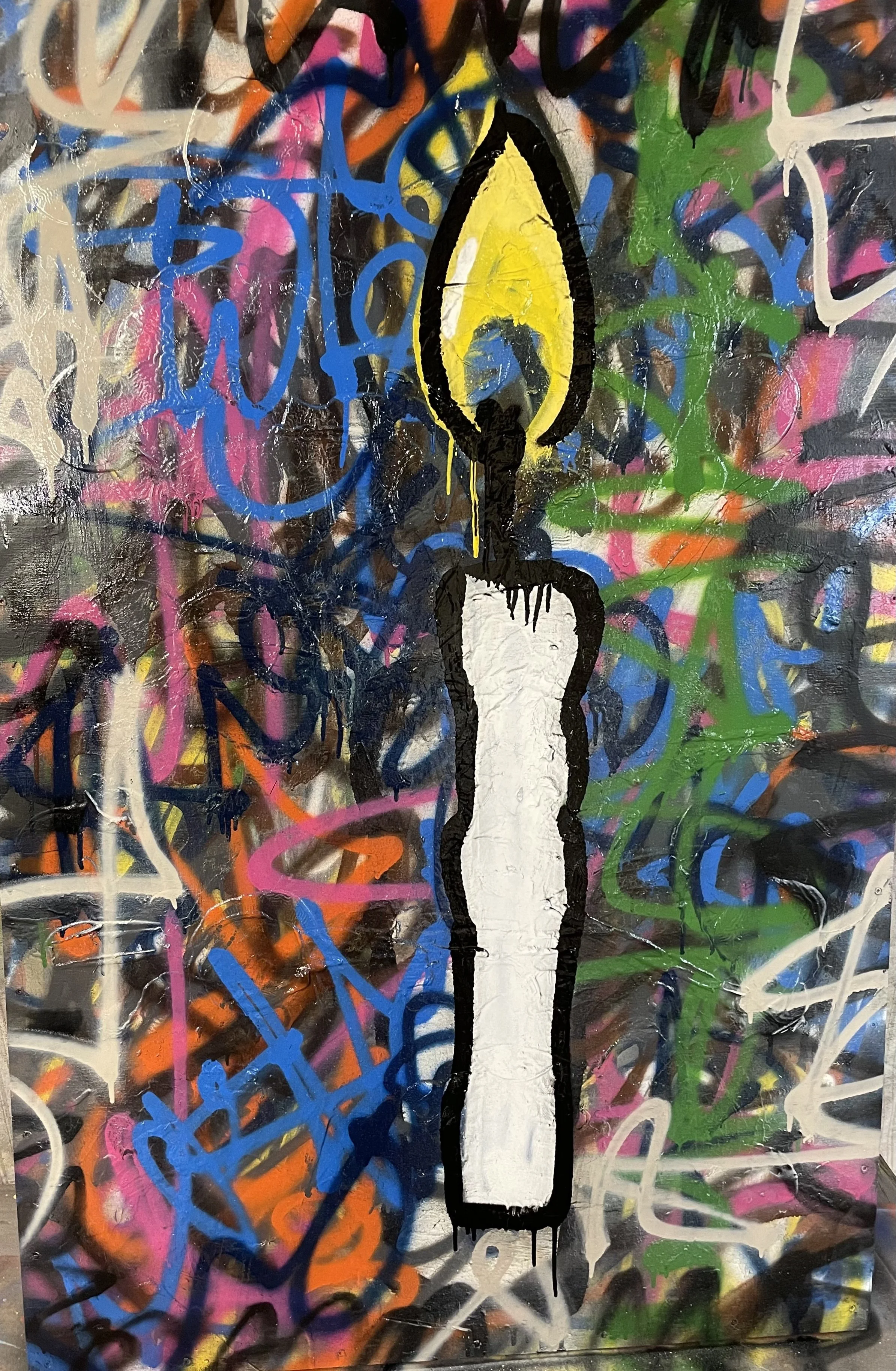COLLECTED
shine your light
32" x 48" paint on wood panel