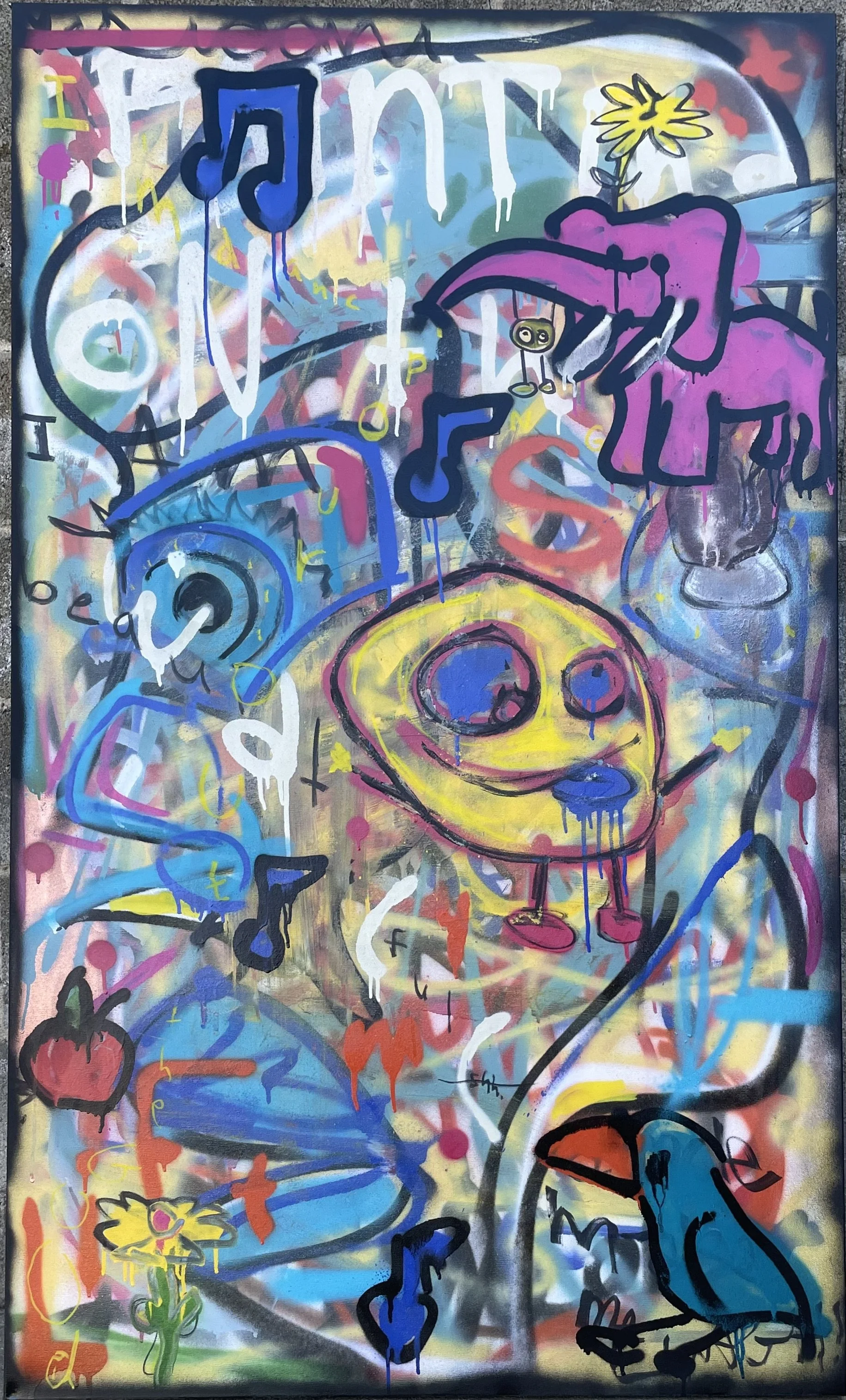 AVAILABLE
pour out the good
36” x 60” paint on canvas Man it’s been such a strange season in life… buuut the sun is shining and I still get an at bat at this artist ting.. this is on an actual canvas and it’s titled “pour out the good.” Meaning what 